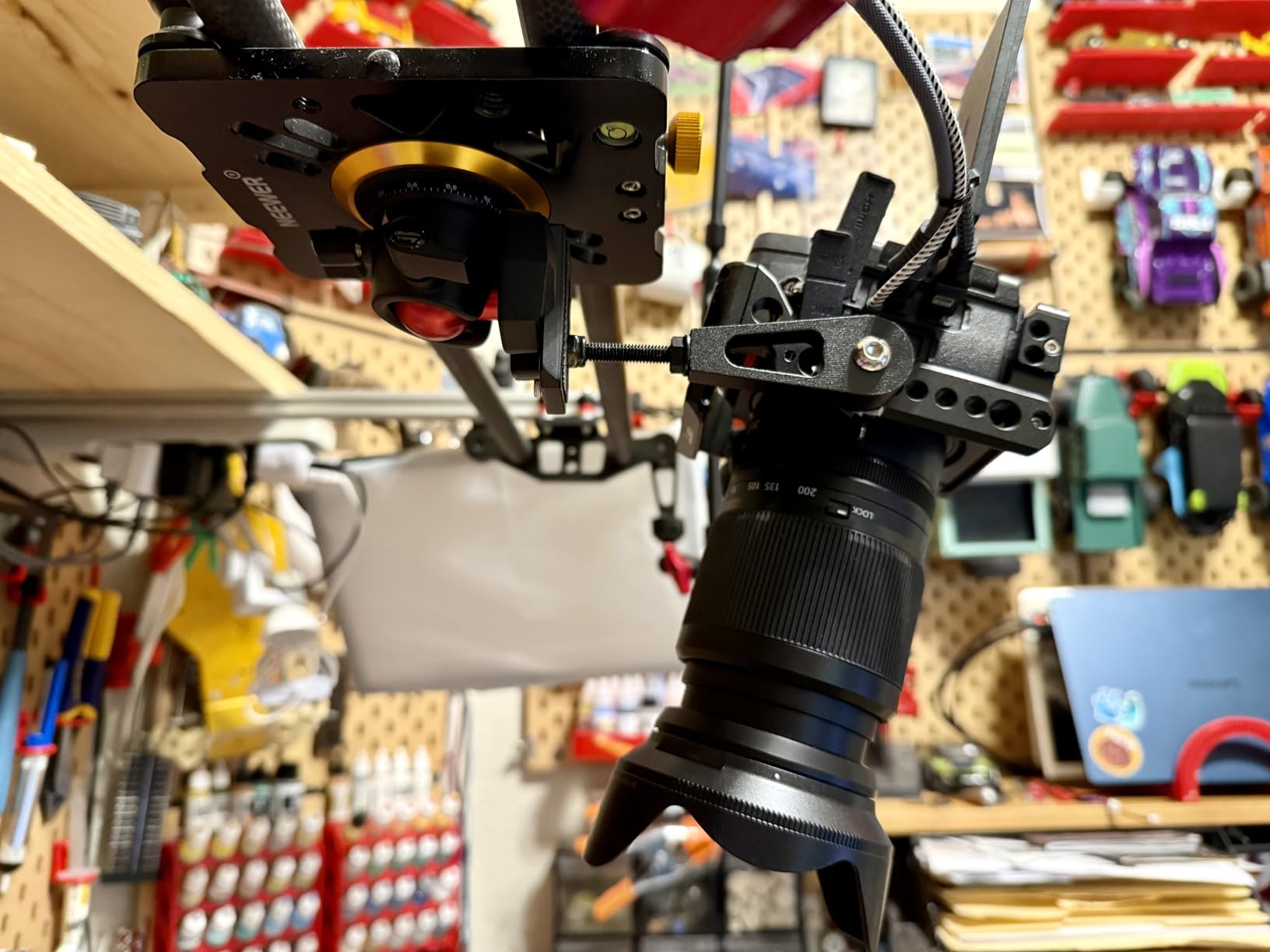 SmallRig Mini Ball Head, Tripod Head Camera 360° Panoramic with 1/4