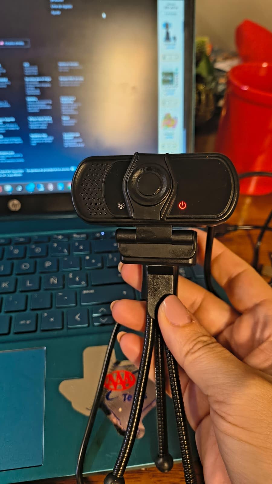 ToLuLu 1080P Webcam with Microphone, HD Webcam Web Camera with Tripod Stand | Widescreen USB Computer Camera, Streaming Mic Web cam for Online Calling/Conferencing, Facetime/YouTube Desktop Laptop PC customer photo 1