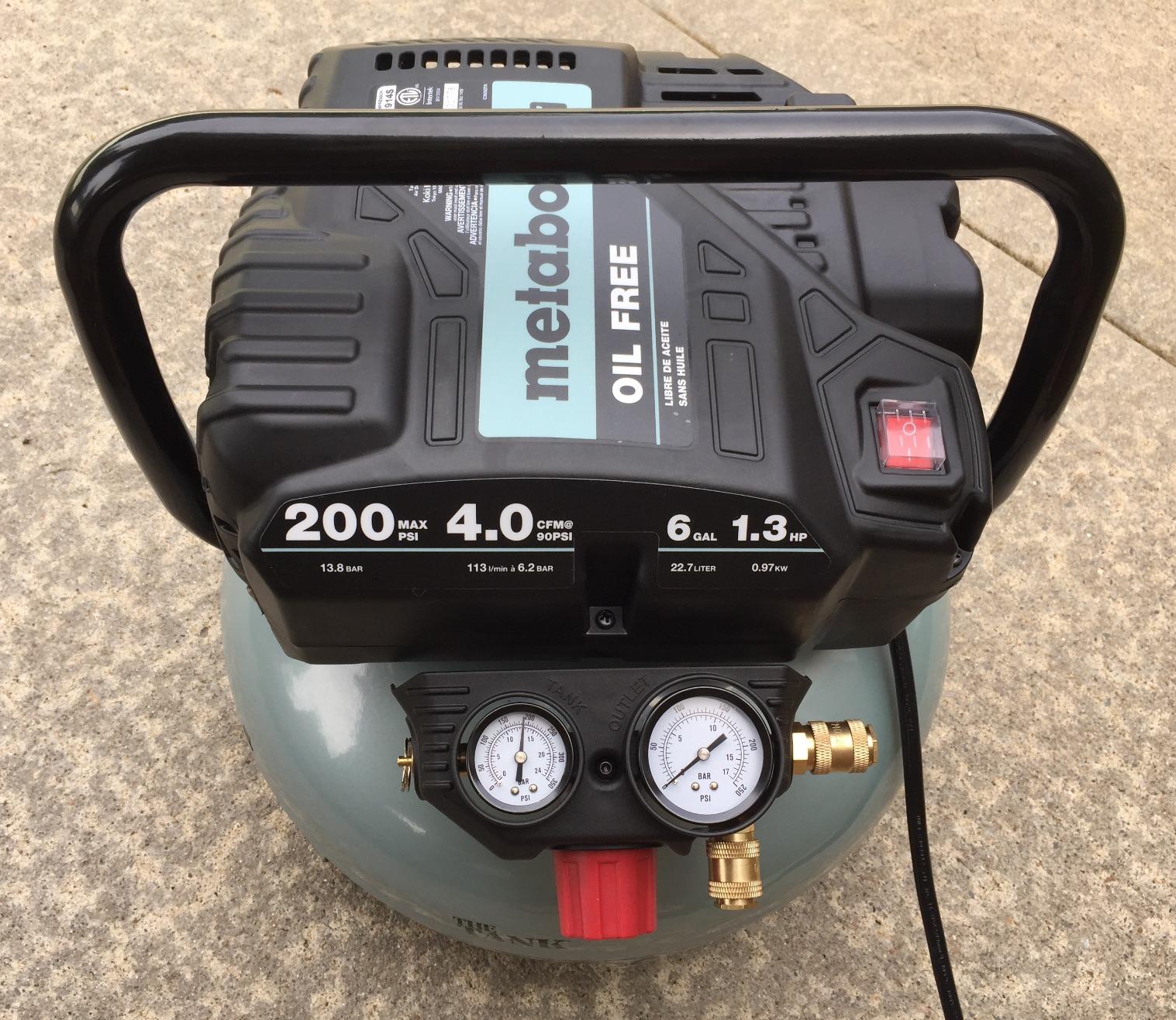 Metabo HPT Portable Pancake Air Compressor, 6 Gallon 200 PSI, EC914S customer photo 2