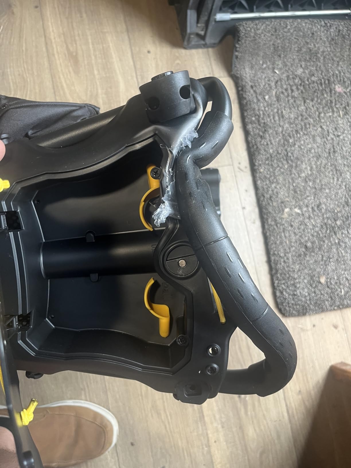 KVV 3 Wheel 360 Rotating Front Wheel Golf Push Cart Open and Close in ONE Second-Free Umbrella Holder Included customer photo 2