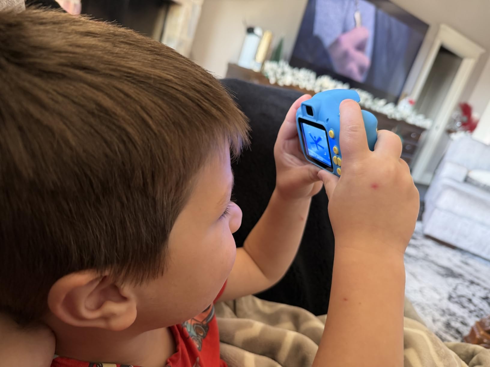 Kids Camera for Boys Girls Age 3-9, Toddler Digital Camera with 32GB SD Card, 1080P Video, Games & Filters, Shockproof First Camera Toy, Birthday for 3 4 5 6 7 8 9 Year Old customer photo 2