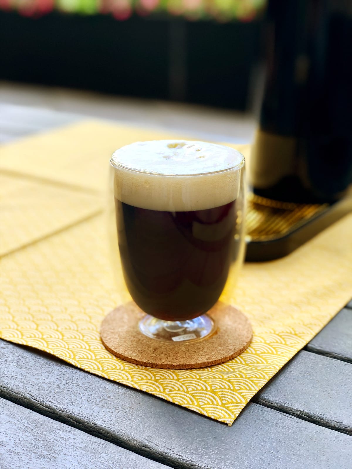 GREEN HOUSE: Draft Pour Beer Dispenser & Ultra Fine Foam Maker | Mini Kegerator for Home. Ultra Fine Foam covering as lid makes regular beer taste delicious and keep longer. customer photo 1