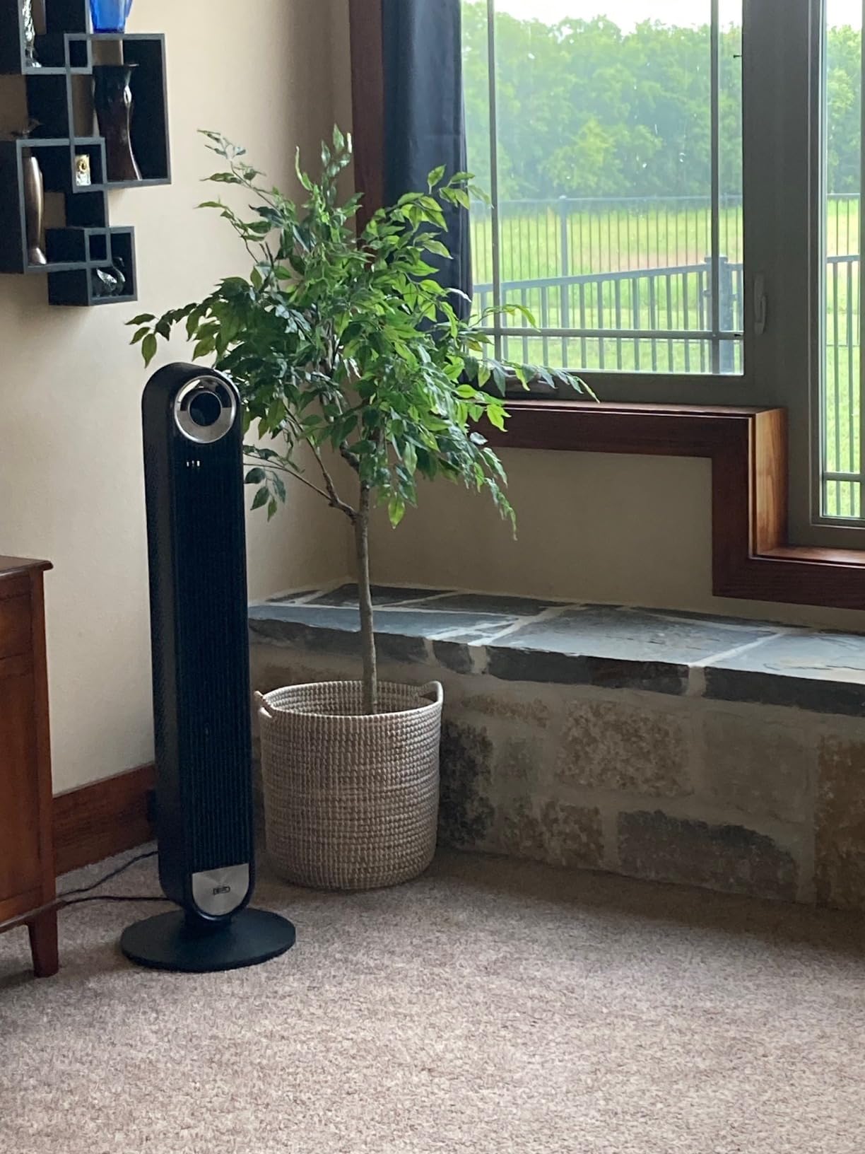 DREO Tower Fan for Bedroom, Upgraded DC 28ft/s Velocity, 9 Speeds customer photo 2