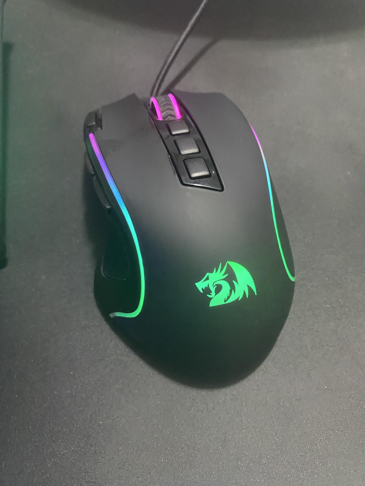 Redragon M612 Wired RGB Optical Gaming Mouse 8000 DPI Remapping Keys | Stable Lag-Free Connection, Redefine Keybinding Macro, Vibing Backlight, Ergonomic Grip Body Comfort customer photo 2