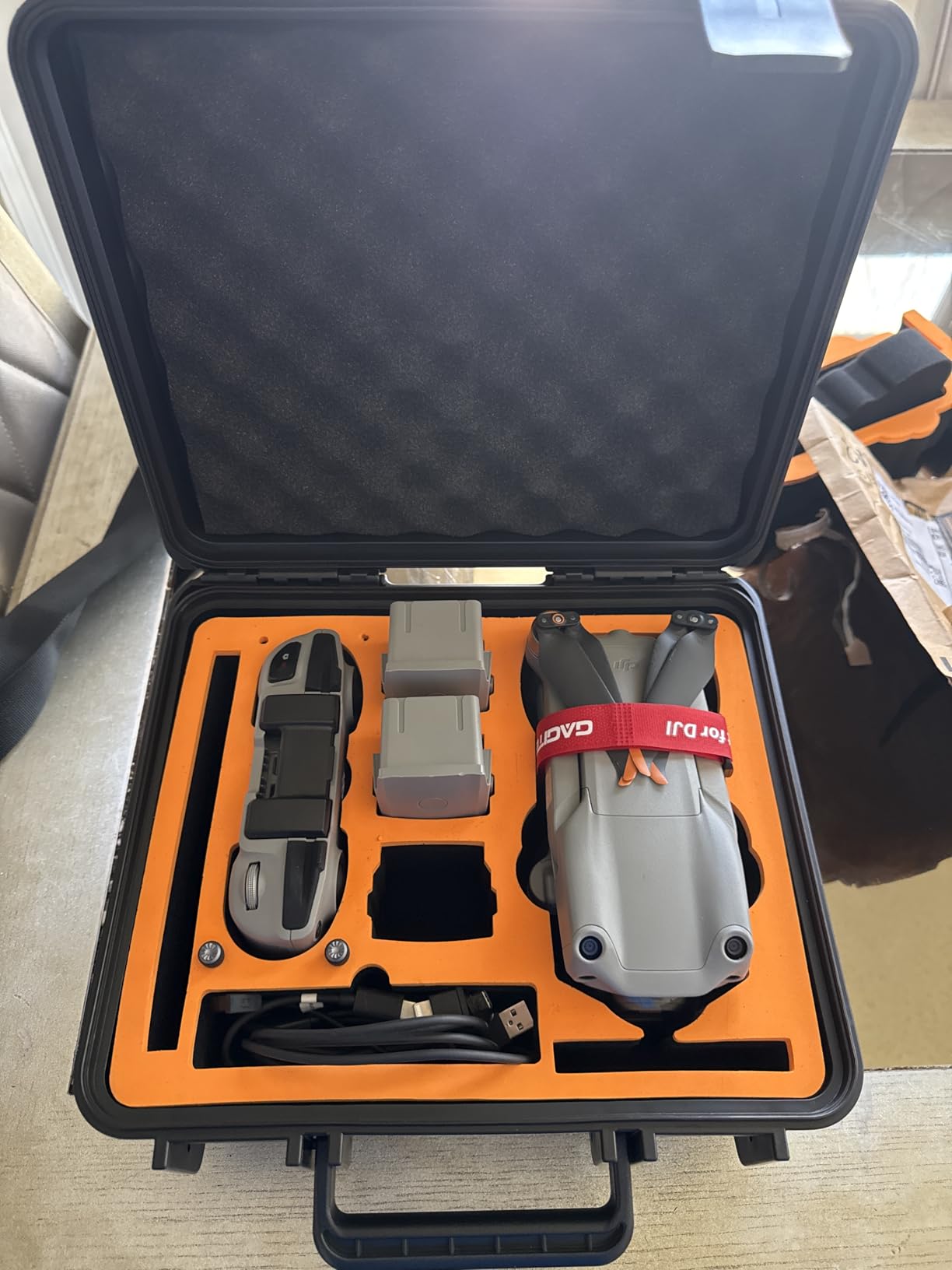 GAGITERVR Hard Carrying Case for DJI Air 2S / Mavic Air 2 Drone and More Accessories, Waterproof and Anti-drop All-round Protection(Not Include Drones and Accessories) customer photo 1
