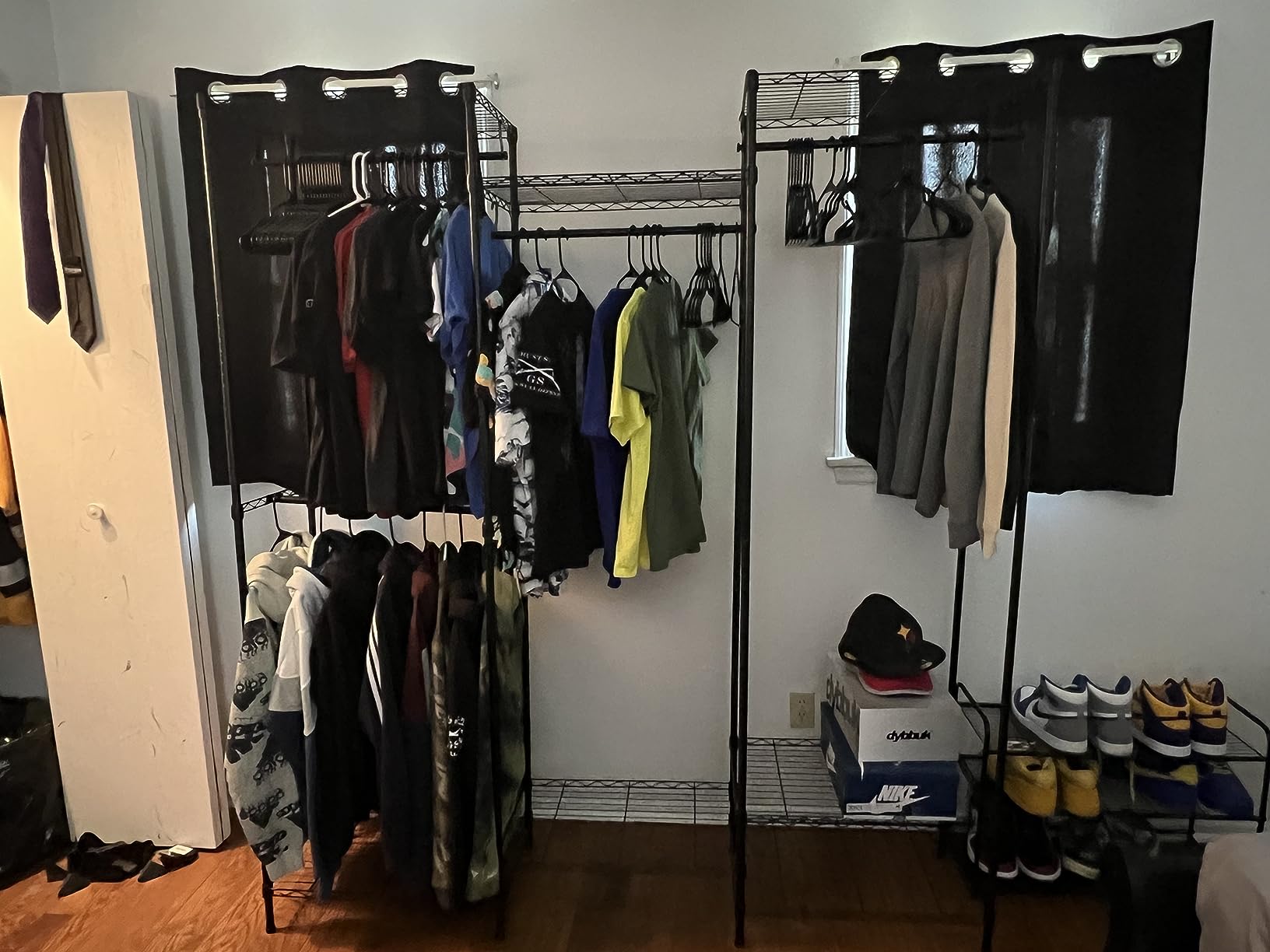 VIPEK V5 Heavy Duty Clothes Rack, Freestanding Modular Closet System, Black | 890 lbs Load, 4 Hanging Rods, 8 Shelves customer photo 2