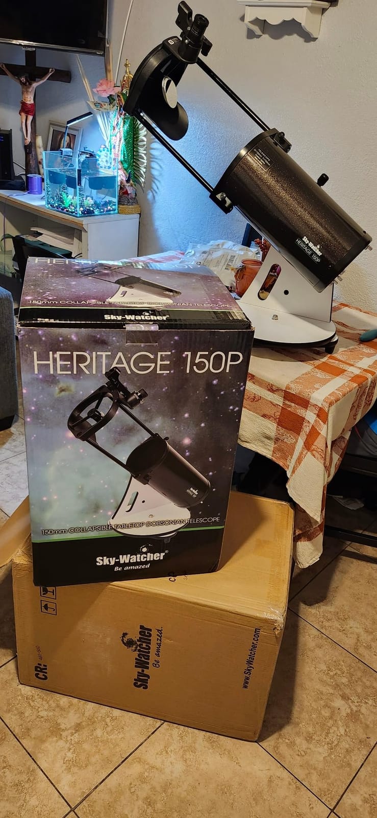 Sky-Watcher Heritage 150 Tabletop Dobsonian Telescope - Perfect for Beginners, Easy Setup, Portable, and Fun (S11710) customer photo 1