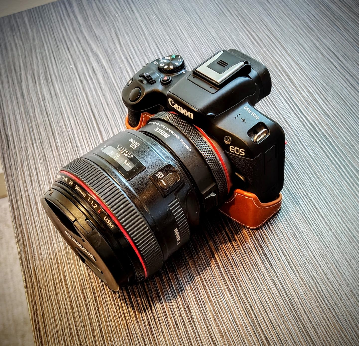 Meike MK-EFTR-B for Canon EF/EF-S Lens to RF Mount Cameras Auto-Focus Lens Adapter with Control Ring for Canon EF/EF-S Lenses to Canon EOS R RP R5 R6 R7 R10 C70 customer photo 1
