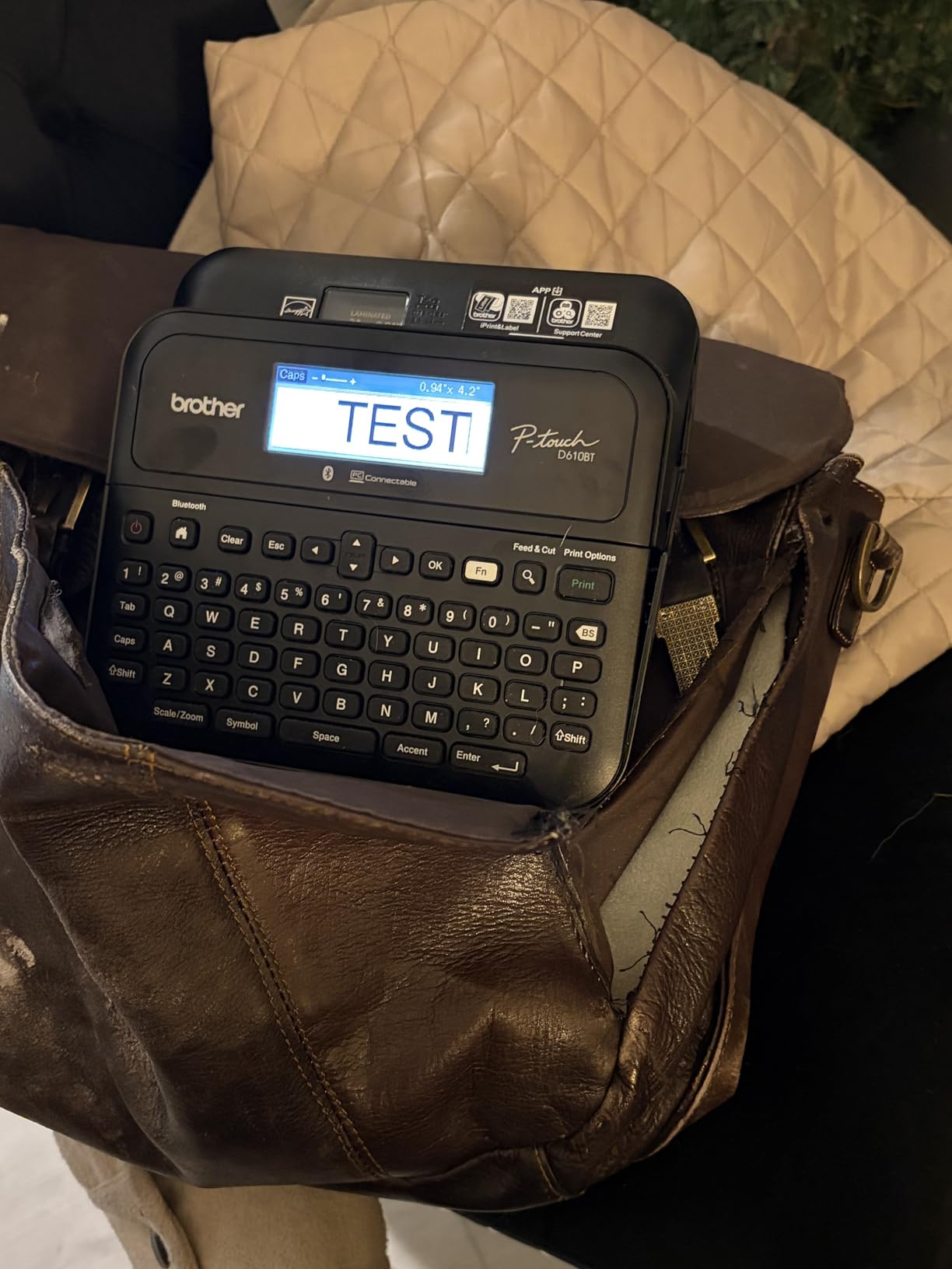 Brother P-Touch PT-D610BT Business Professional Connected Label Maker with Bluetooth customer photo 2