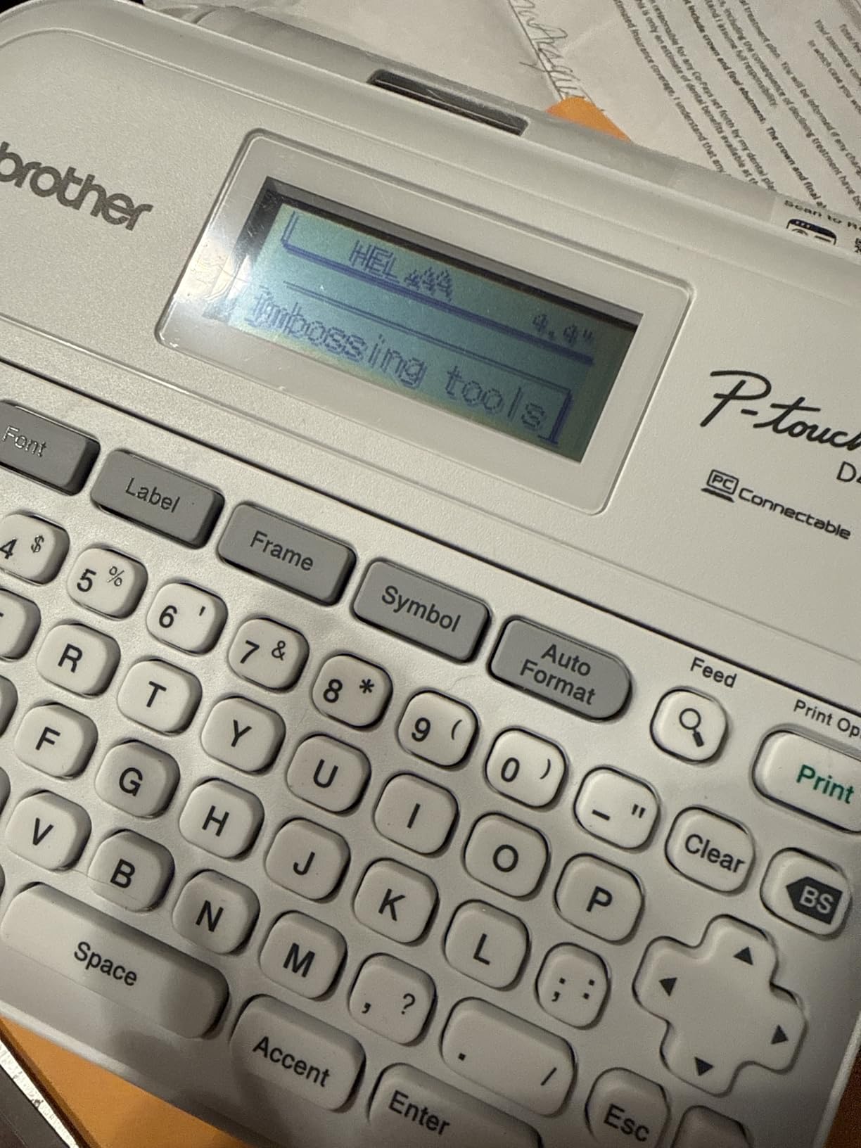 Brother P-Touch PT-D410 Home/Office Advanced Label Maker, USB-Connected, Prints on Brother Tze Tapes up to 18mm customer photo 1