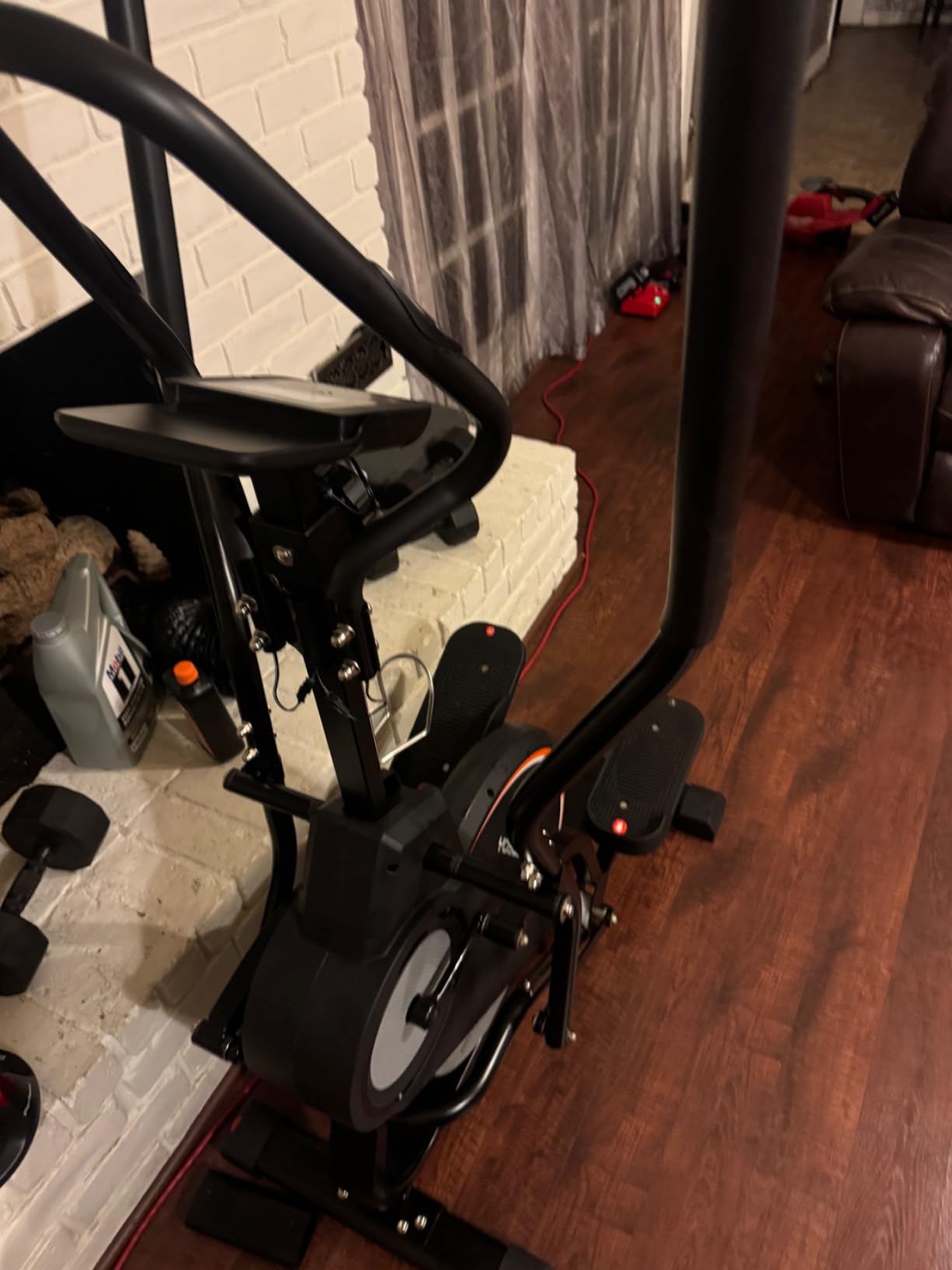 YOSUDA Elliptical Exercise Machine, Compact Elliptical with 12°/45° Incline customer photo 1