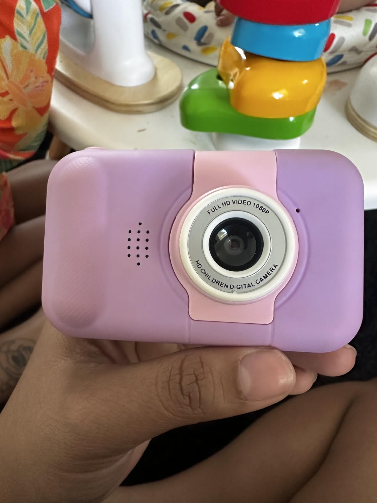 Kids Camera for Toddlers with 180 Degree Flip Lens, 2.4 Inch IPS Screen | 1080P video & 20MP photos, 4x zoom, 31 effects & 10 games, 1000mAh, TF card included, Birthday Present for Girls & Boys customer photo 2