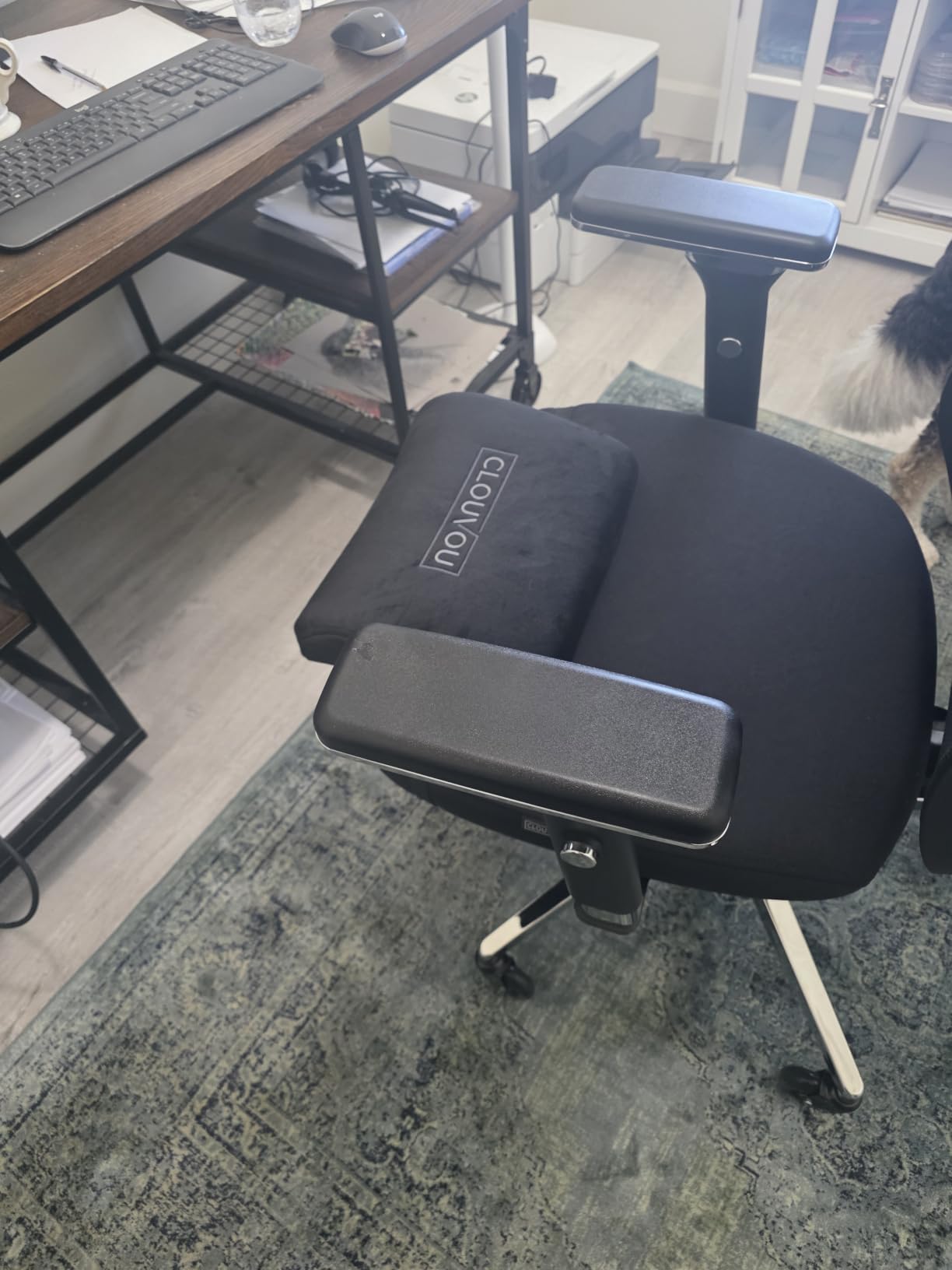 CleverSeat Ergonomic Office Chair Comfy [#1 in Tests] | Ergonomic Chair with Breathable Mesh Back | Computer Chair with wheels | Home Office Desk Chair with 2D Headrest | For 330lbs customer photo 2