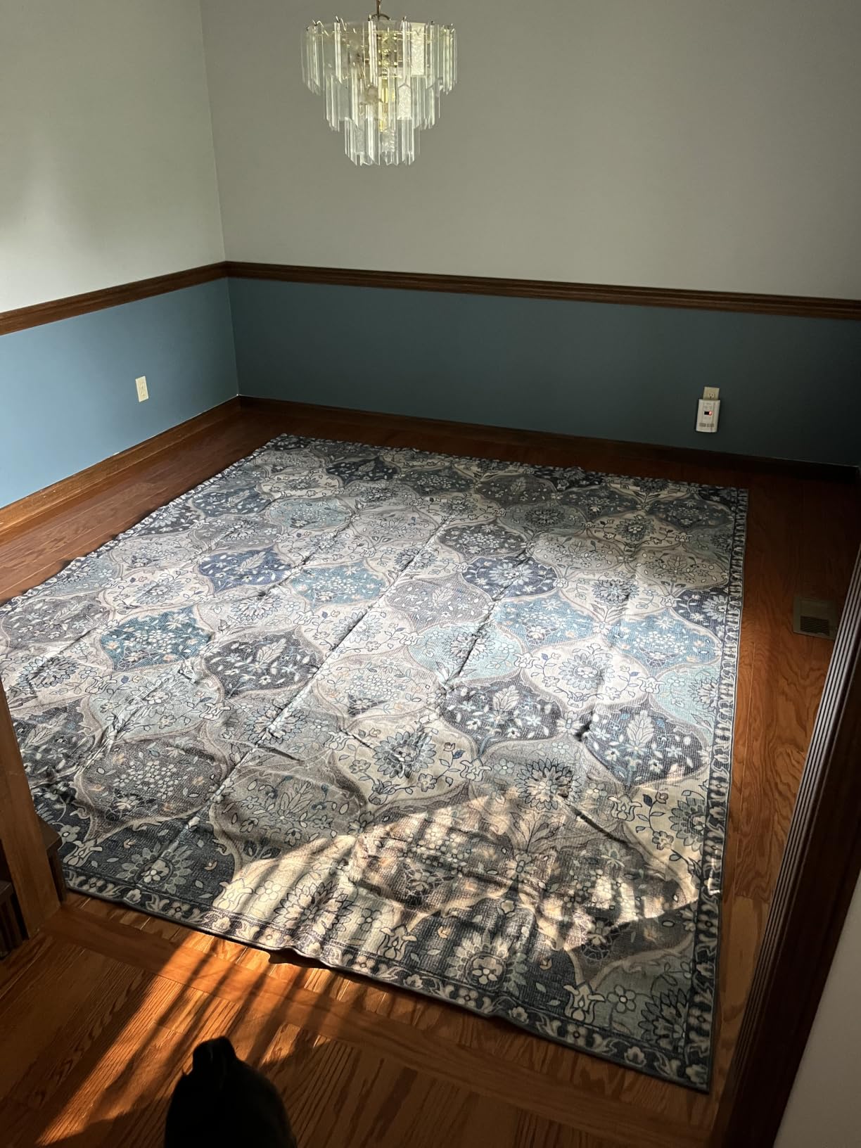 Lahome Moroccan Trellis Washable Rug, 2x3 Kitchen Rugs for Entryway Bathroom, Non-Slip Indoor Door Mat Ultra-Thin, Small Oriental Throw Carpet for Bedroom Entry Elise, Cream/Multi customer photo 1