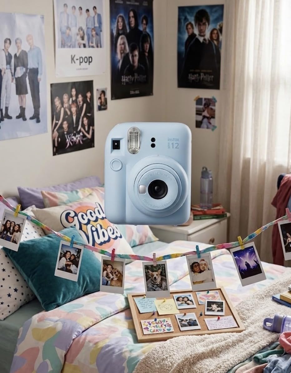 Fujifilm Instax Mini 12 Instant Film Camera - Pastel Blue customer photo 1