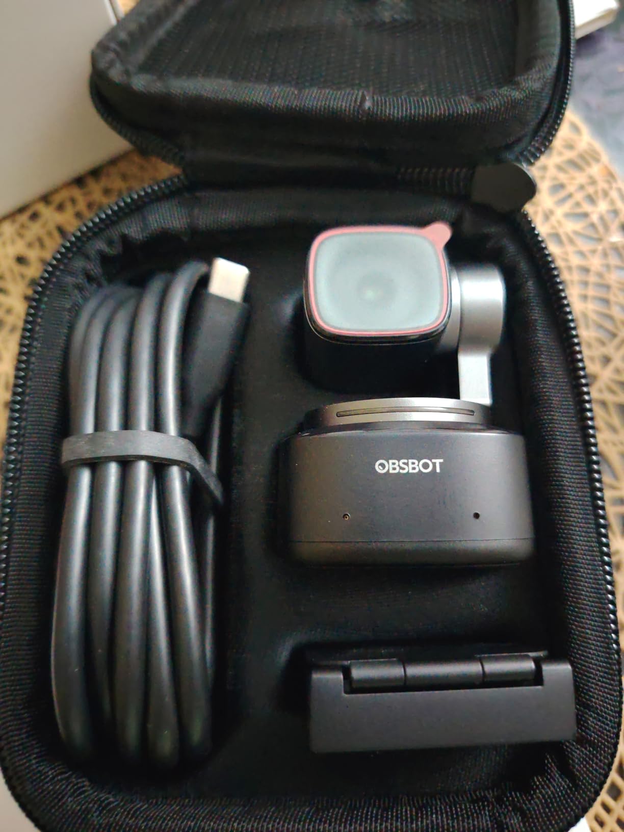 OBSBOT Tiny 2 Webcam 4K Voice Control PTZ, AI Tracking Multi-Mode & Auto Focus, Web Camera with 1/1.5