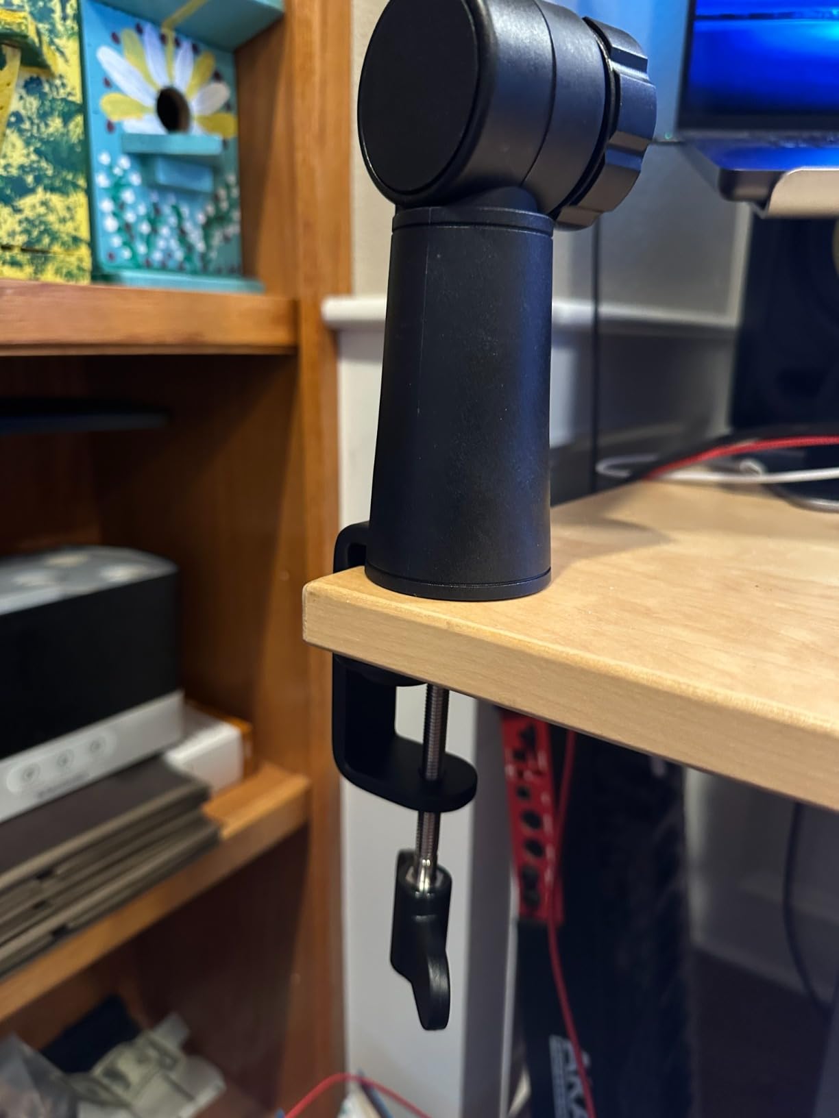 Shure by Gator Deluxe Broadcast Desktop Podcasting Mic Boom Arm with Cable Management Channel; (SH-BROADCAST1) customer photo 1