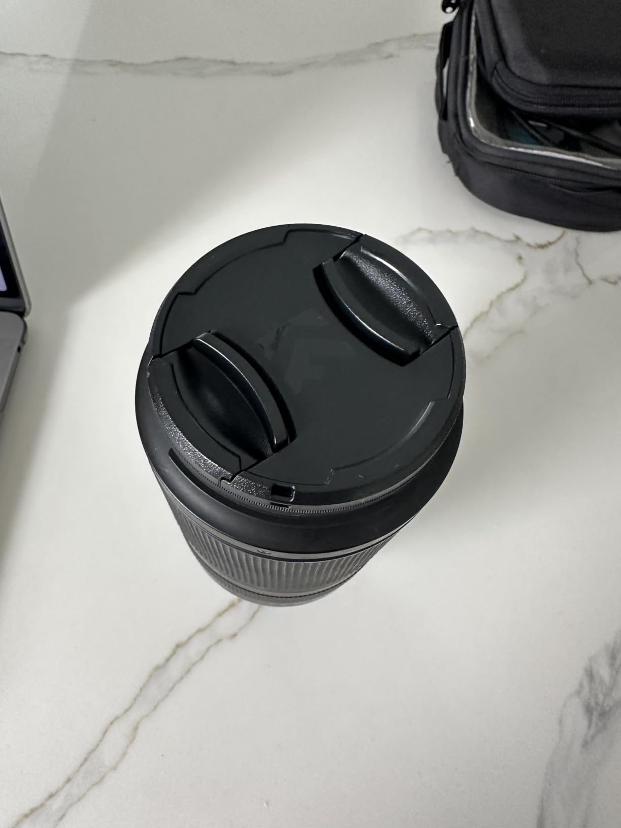 K&F CONCEPT 58mm Lens Cap Cover 4-in-1 Center Pinch Lens Cover for Rebel t7 | Anti-Loss Keeper Leash + Microfiber Cleaning Cloth Kits Compatible with Canon, Sony, Fujifilm Camera Lenses, PC02 customer photo 2