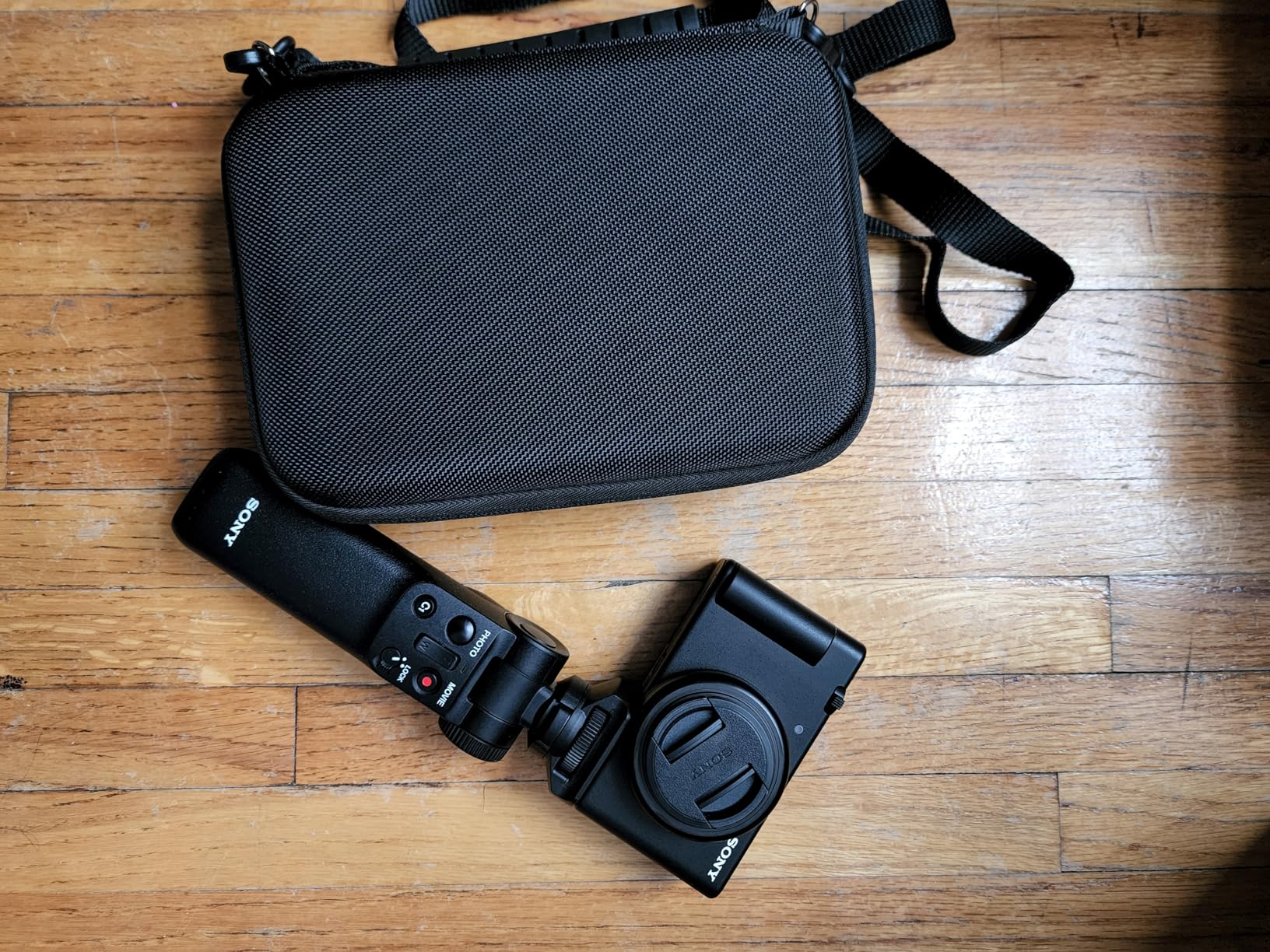 Hard Travel Case for Sony ZV-1F / ZV-1 / ZV-1 II Digital Camera, Protective Bag Fits Vlogger Accessory Kit Tripod, Microphone, LED Video Light customer photo 2