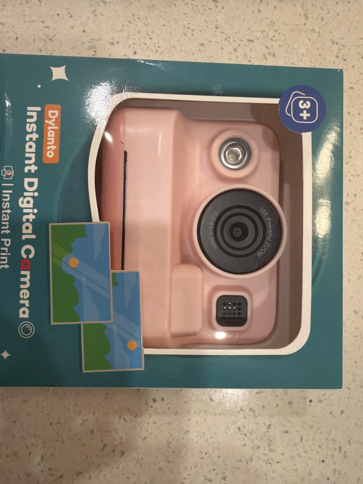 Instant Print Camera for Kids,2.4 Inch Screen Kids Instant Cameras, Christmas Birthday Gifts for Girls Age 3-12, Portable Toddler Toy for 3 4 5 6 7 8 9 10 Year Old Girls Boys Purple customer photo 2