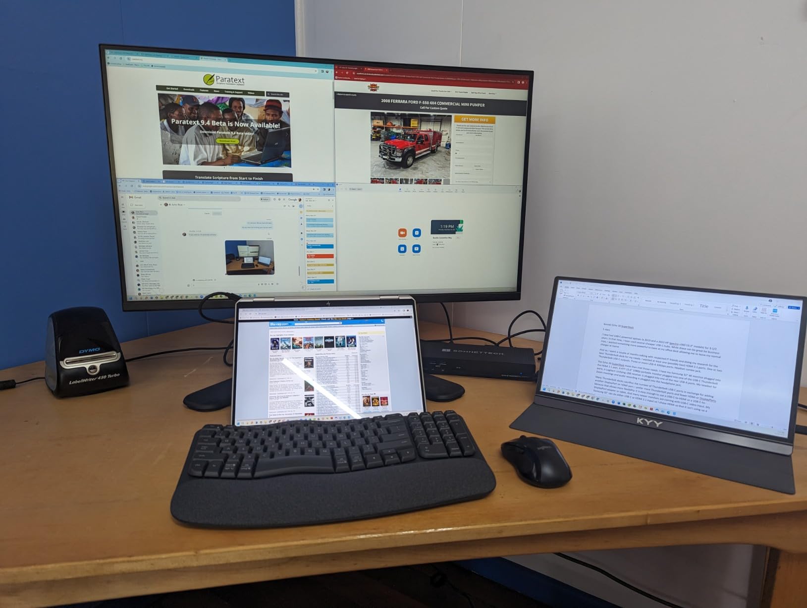 Sonnet Echo 20 Thunderbolt 4 SuperDock customer photo 1