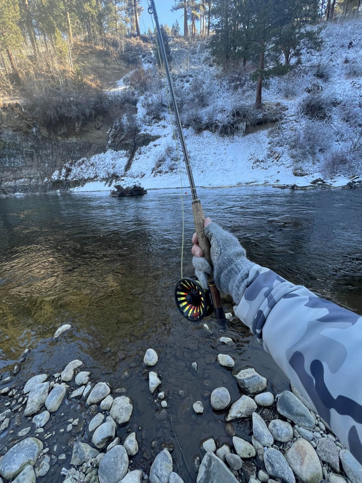 Palmyth Wool Fishing Gloves 3-Cut Fingerless for Men and Women Cold Weather | Warm Wool, Anti-Slip Palm Grip for Winter Fly Fishing, Ice Fishing, Photography and Hunting customer photo 1