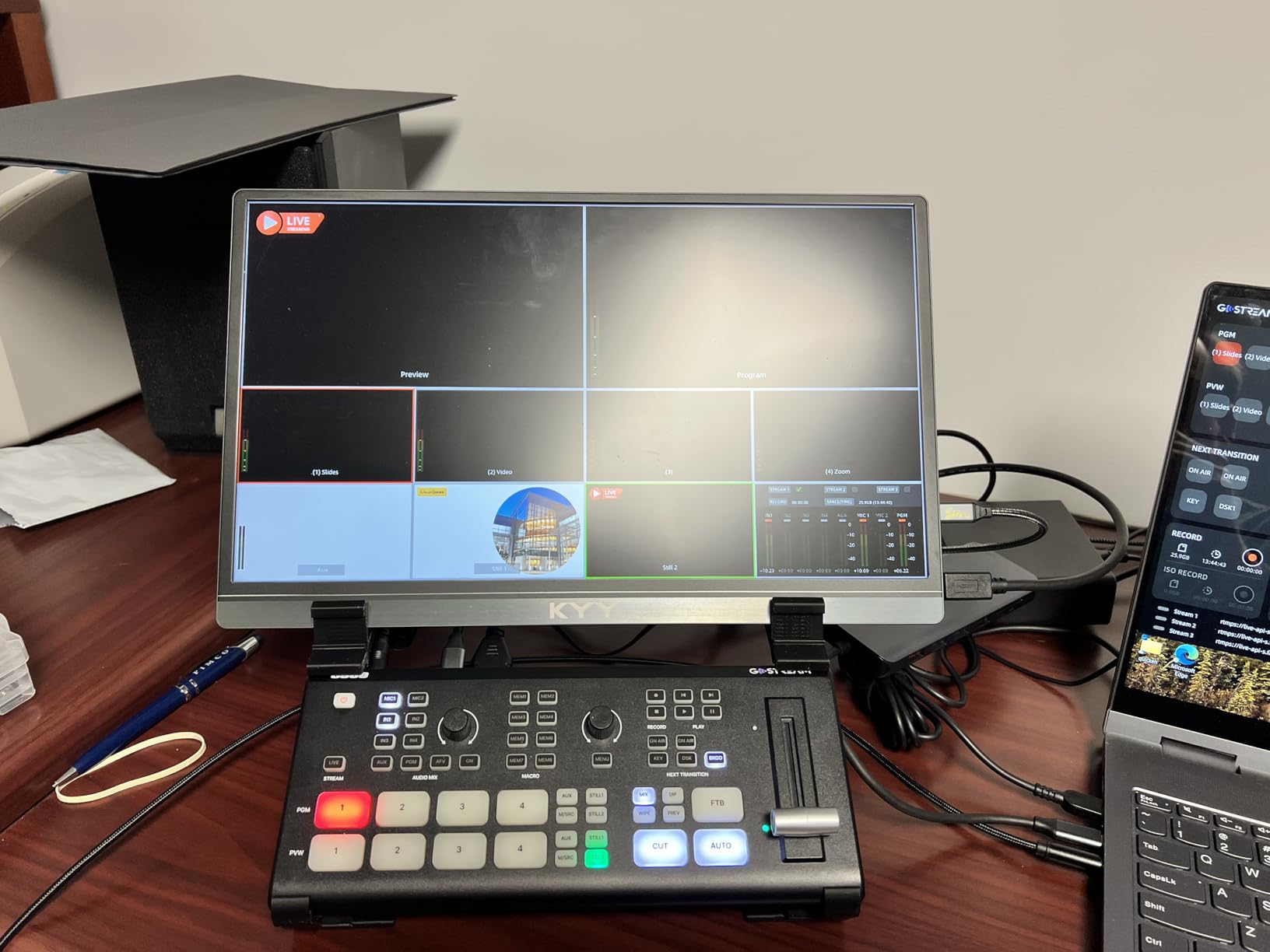 Osee GoStream Deck HDMI Pro Live Streaming Multi Camera Video Mixer Switcher with NDI Updatable customer photo 1