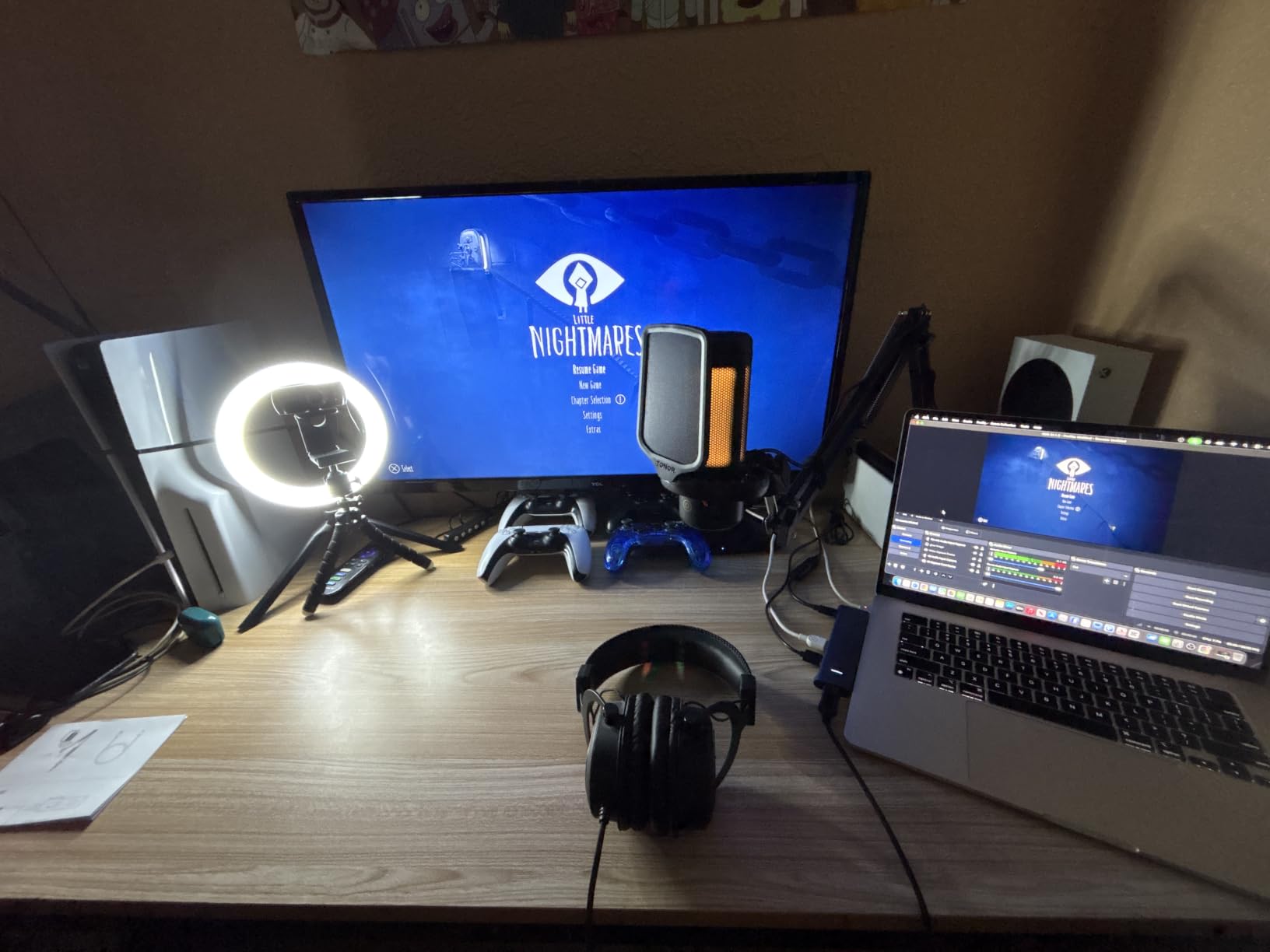 TONOR Gaming Microphone Set with Boom Arm, Vocal Condenser Microphone for Content Creators, USB Mic for PC with Stand, RGB, Tap Mute, Gain Control, Gaming Equipment, Twitch, Streaming, TC310+ Boom Arm Set customer photo 2