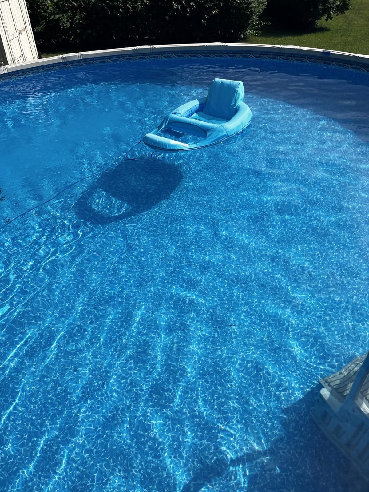 SwimWays Spring Float Recliner, Fast-Inflating Adult Pool Lounger; Ages 15+ customer photo 2
