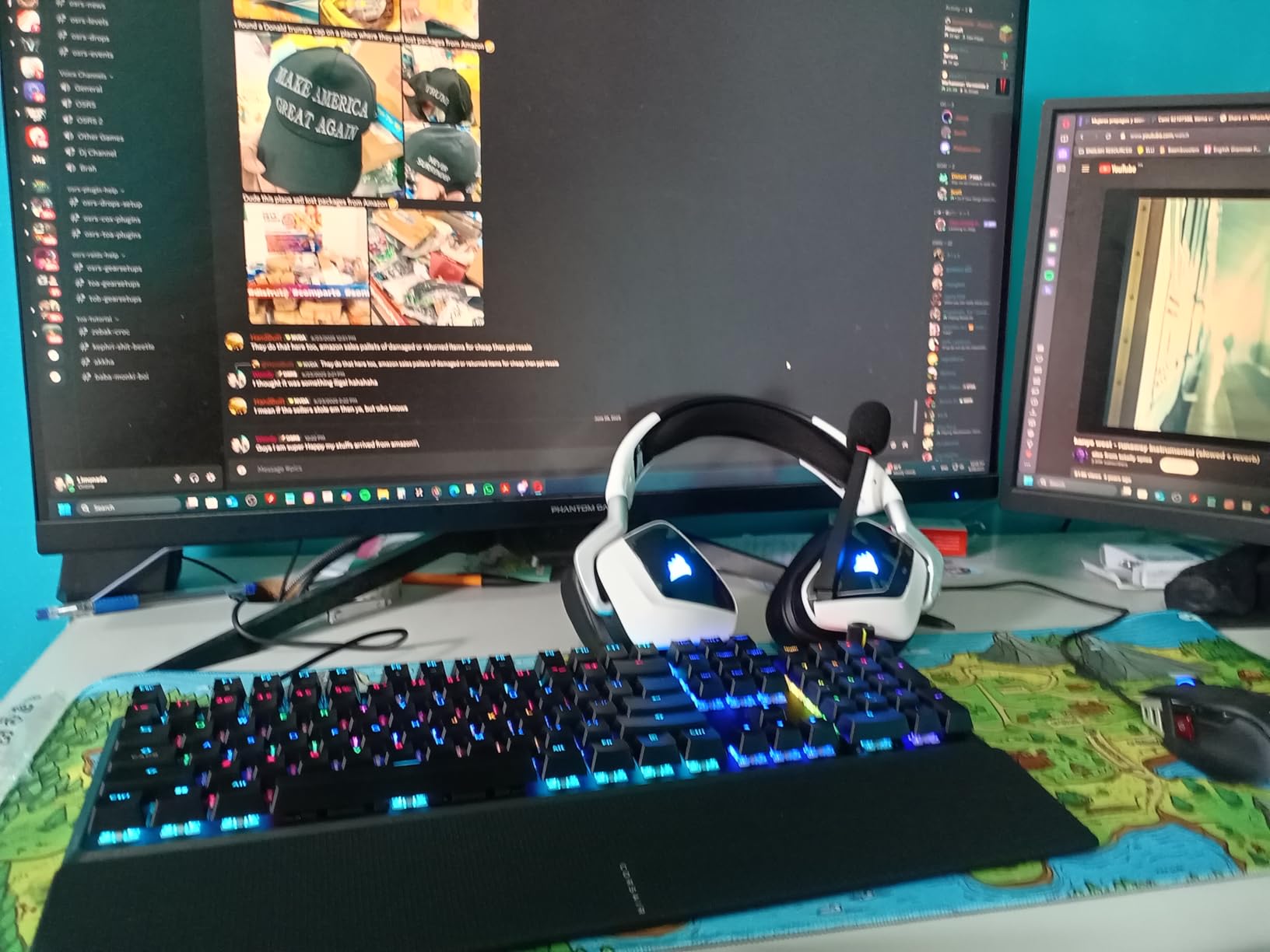 CORSAIR K70 CORE RGB Mechanical Wired Gaming Keyboard with Palmrest - Pre-Lubed MLX Red Linear Switches, SOCD, ABS Double-Shot Keycaps, Sound Dampening, Media Control Dial, QWERTY NA - Black customer photo 2
