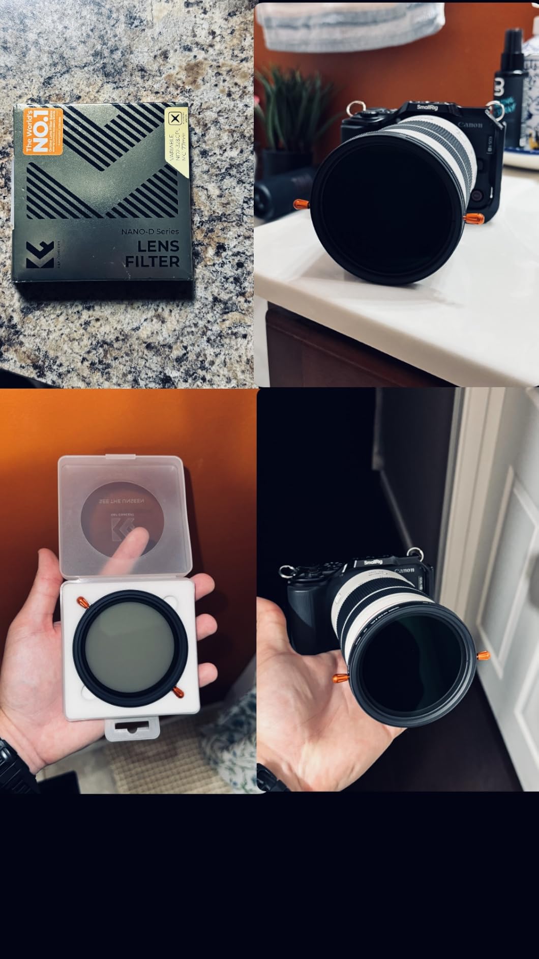 K&F CONCEPT 77mm Variable ND2-32 & CPL Polarizing Effect in 1 Lens Filter | 24 Multi-Coated Waterproof 1-5 Stops Adjustable Neutral Density Polarizer Filter (Nano-D Series) FA501 customer photo 1