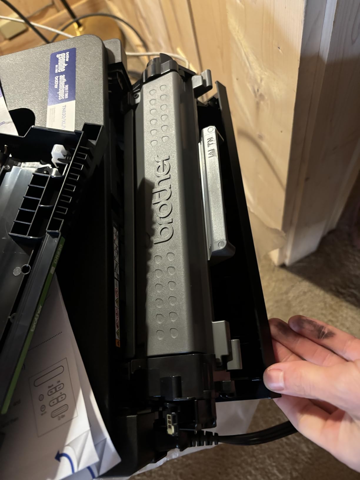 Brother HL-L2460DW Wireless Compact Monochrome Laser Printer with Duplex, Mobile Printing, Black & White Output | Includes Refresh Subscription Trial(1), Works with Alexa | Mobile printing customer photo 1