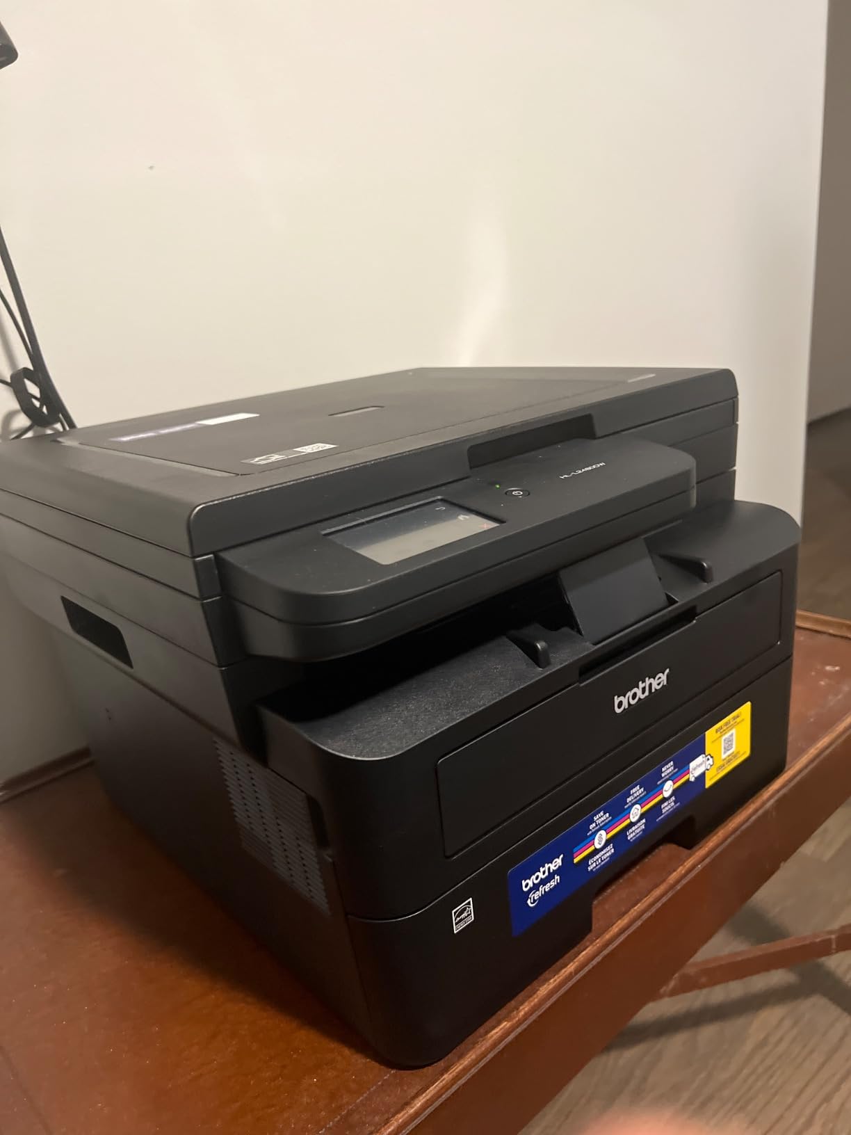 Brother HL-L2480DW Wireless Compact Monochrome Multi-Function Laser Printer with Copy and Scan, Duplex, Mobile, Black & White | Includes Refresh Subscription Trial customer photo 1