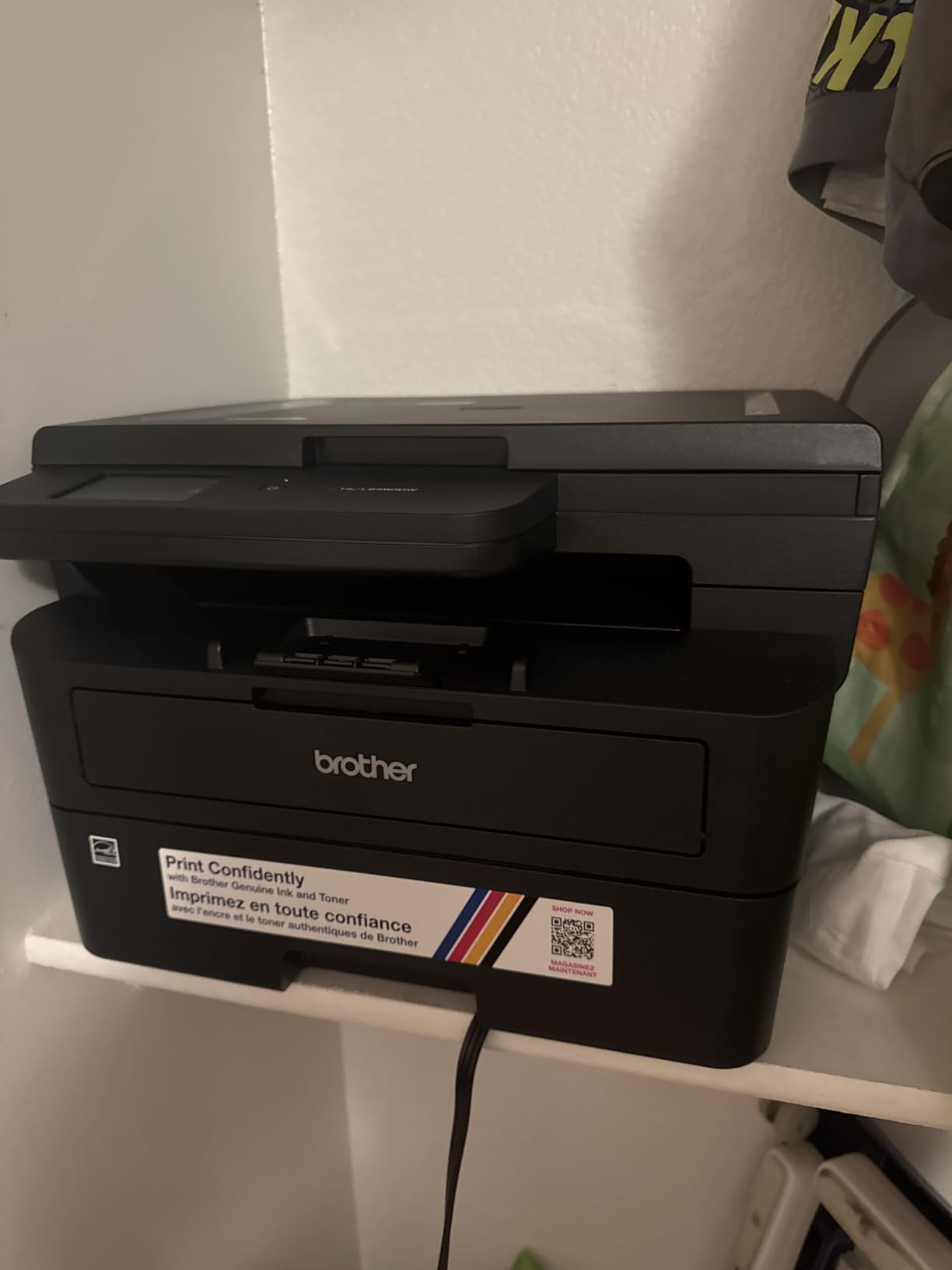 Brother HL-L2480DW Wireless Compact Monochrome Multi-Function Laser Printer with Copy and Scan, Duplex, Mobile, Black & White | Includes Refresh Subscription Trial customer photo 2