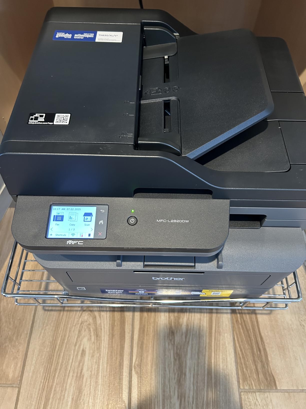 Brother MFC-L2820DW Wireless Compact Monochrome All-in-One Laser Printer with Copy, Scan and Fax, Duplex, Black & White | Includes Refresh Subscription Trial customer photo 2