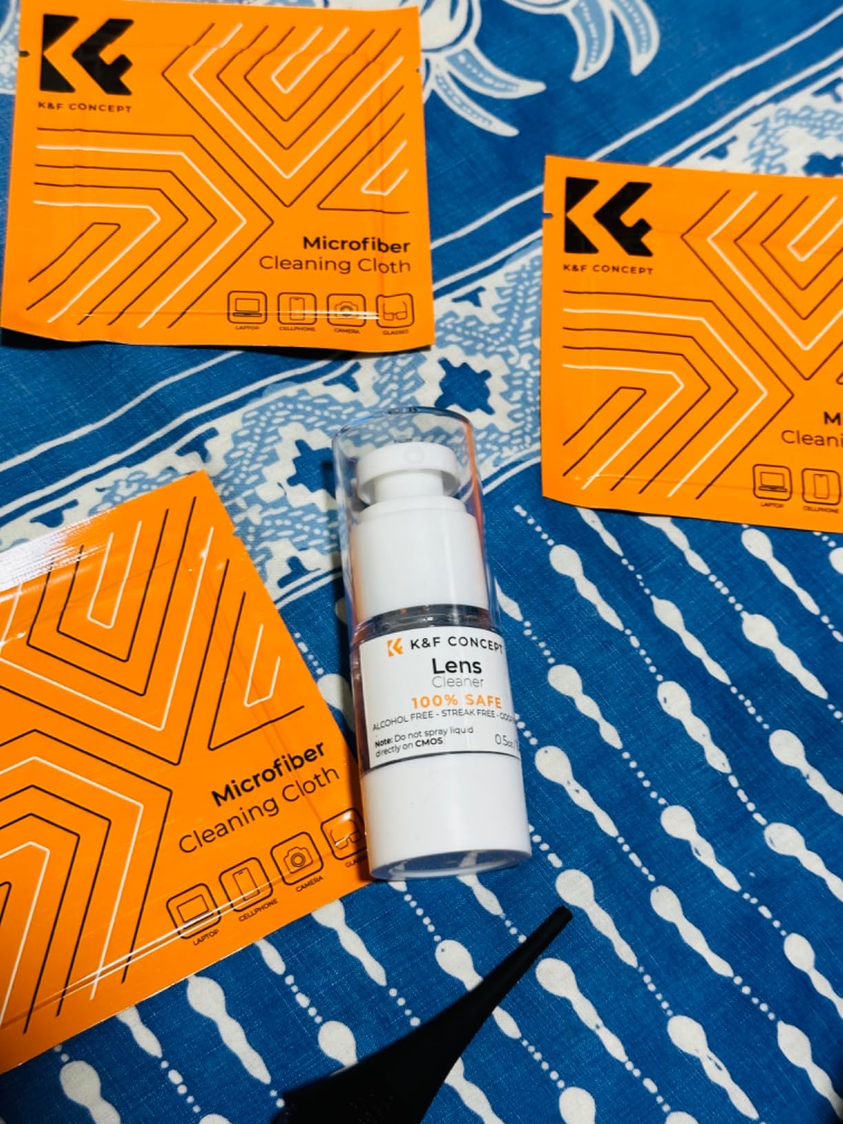 K&F CONCEPT 10-in-1 Photo Camera Cleaning Kit with Strong Blower, Short & Long Nozzle customer photo 2