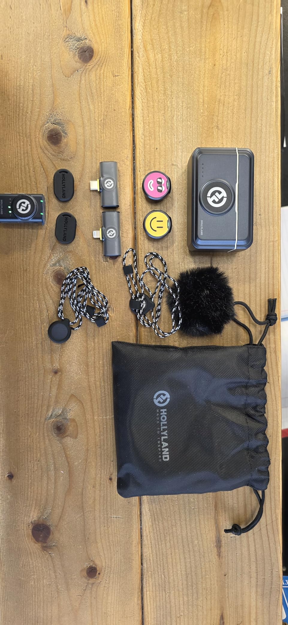 Hollyland Lark M2 Wireless Lavalier Microphone Combo Version for iPhone/Android/Camera/PC, 48KHz 24Bit, 1000ft Range, Noise Cancel, 40H Battery customer photo 2