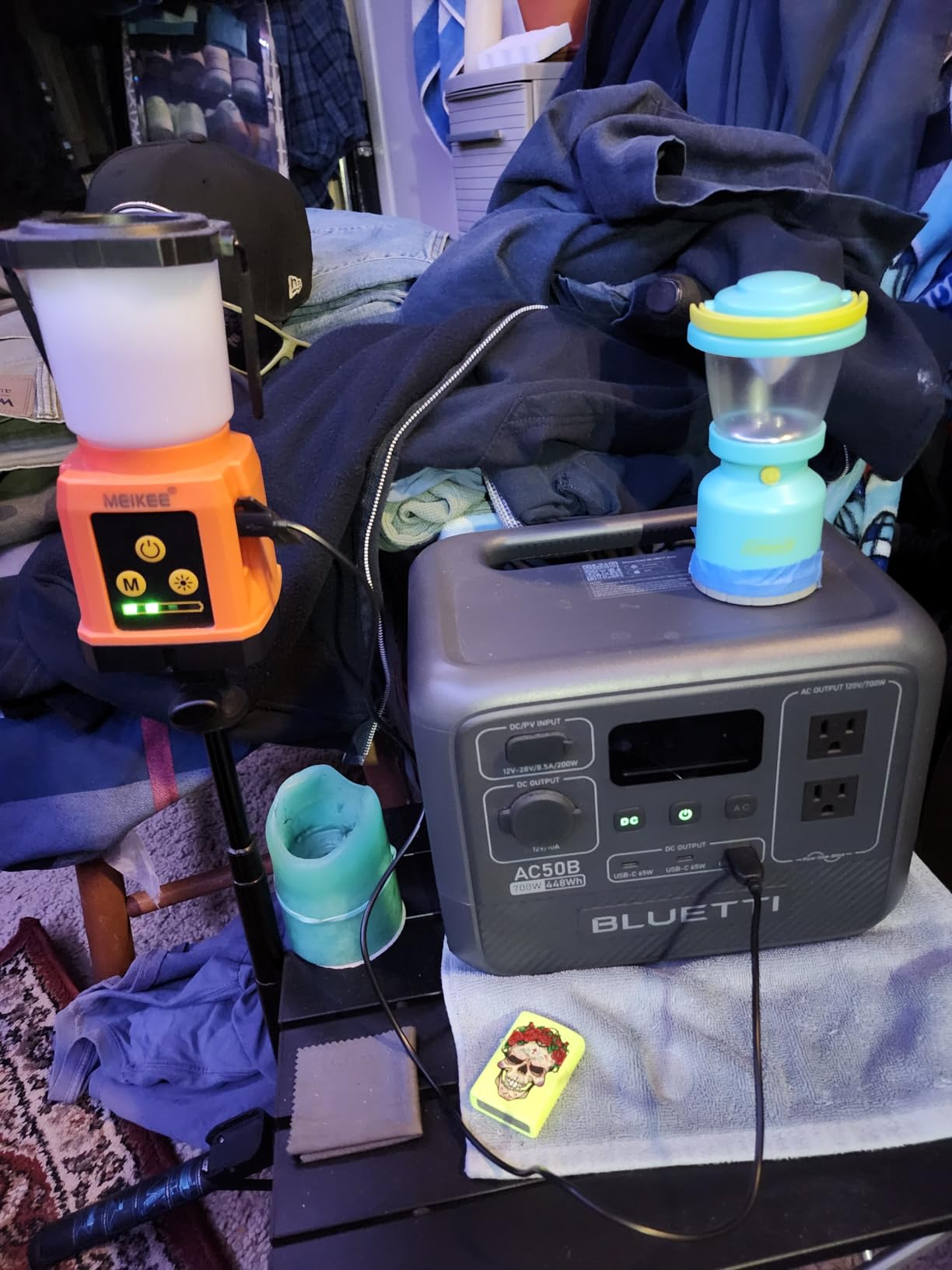 BLUETTI AC50B Portable Power Station 448Wh 700W LFP Battery Solar Generator | Power Lifting 1000W, 45 Min 0-80% Fast Charging customer photo 1