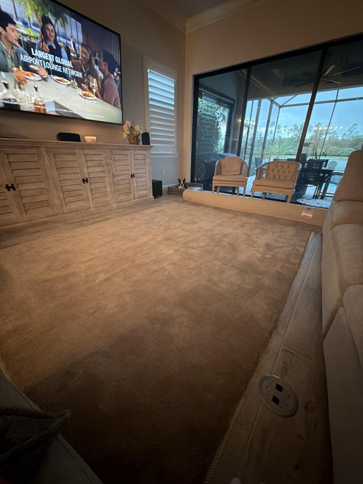 Nuloom Speckled Truffle Brown Solid Flatweave Wool Area Rug, 6' x 9' for Living Room Bedroom Dining Room customer photo 1