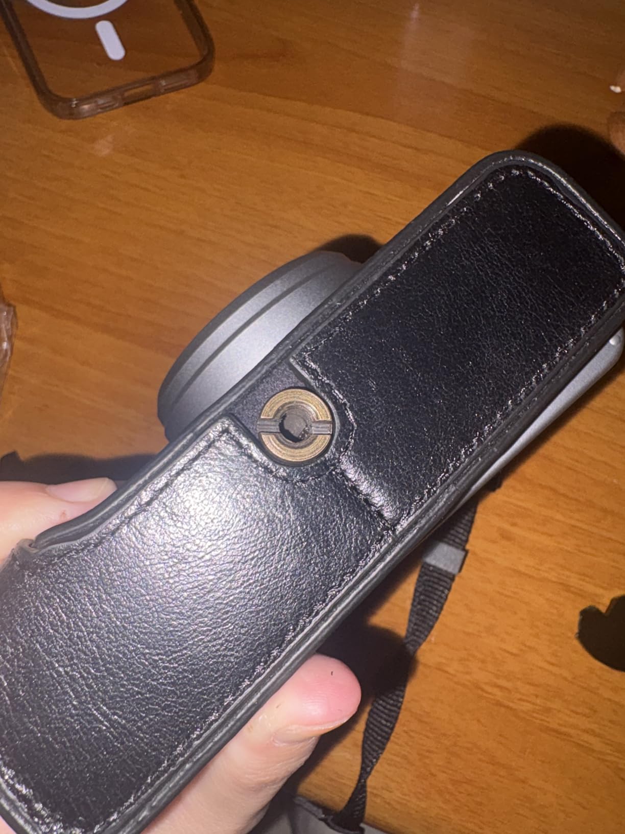 MegaGear Ever Ready Genuine Leather Half Camera Case Compatible with Fujifilm X100VI - Brown customer photo 2