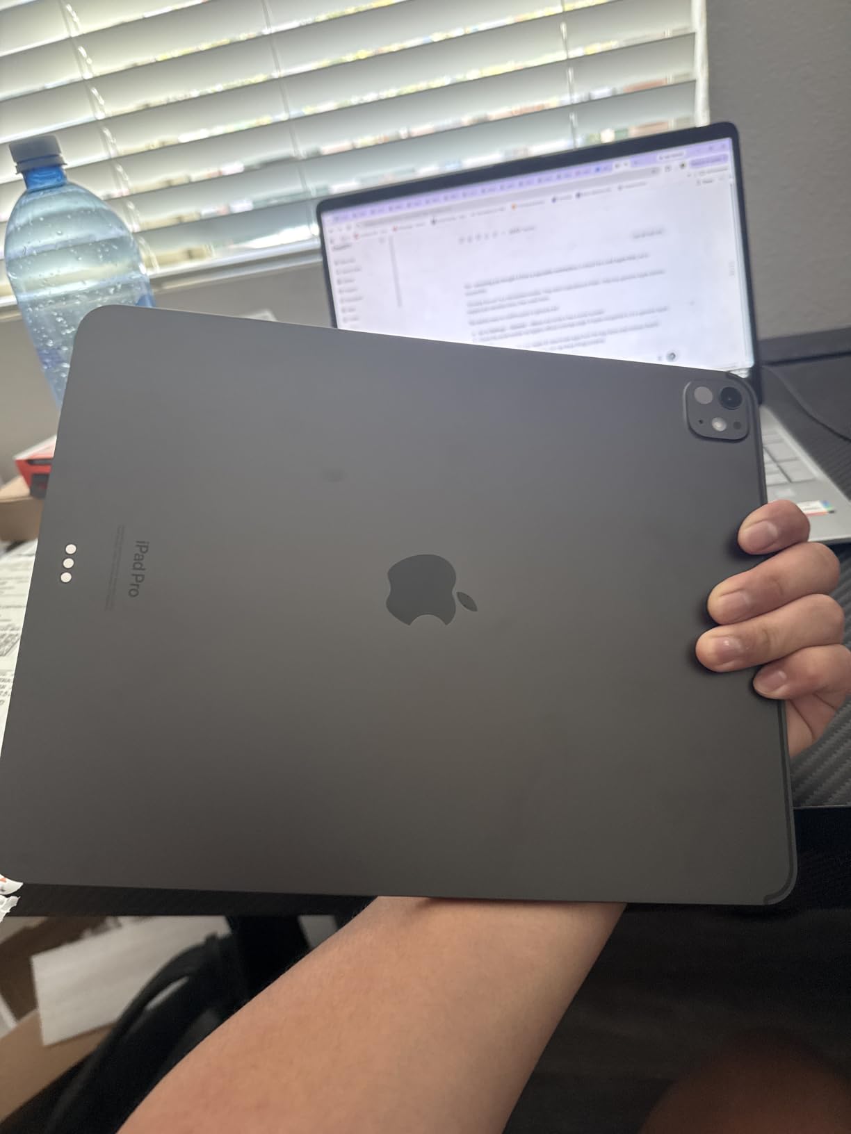 Apple iPad Pro 2024 (13-inch, Wi-Fi, 256GB) - Space Black (Renewed) customer photo 2
