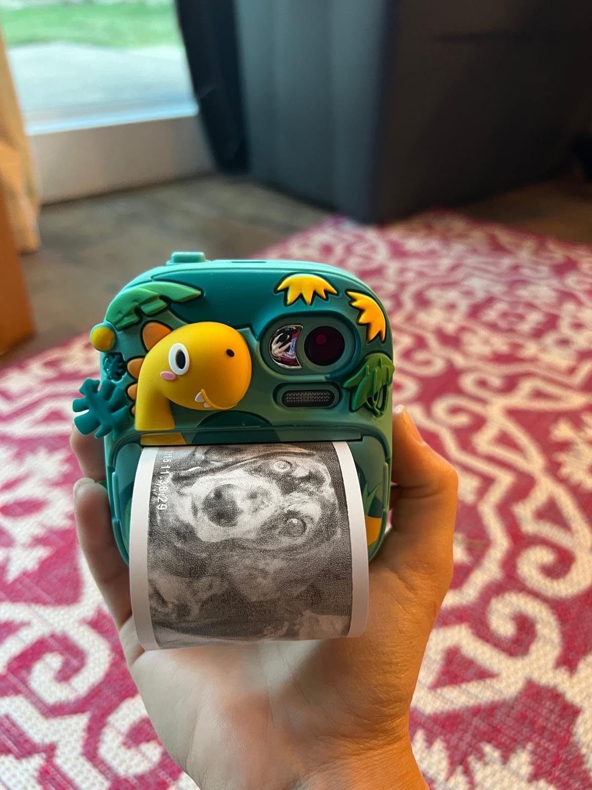 Kids Camera Instant Print, CAMCLID 2.4 Inch Screen Camera for Kids Dinosaur Children Digital Camera with 32GB Card & 3 Rolls Paper, Christmas Birthday Gift Toys for Boys Girls 3-12 Age (Green) customer photo 1