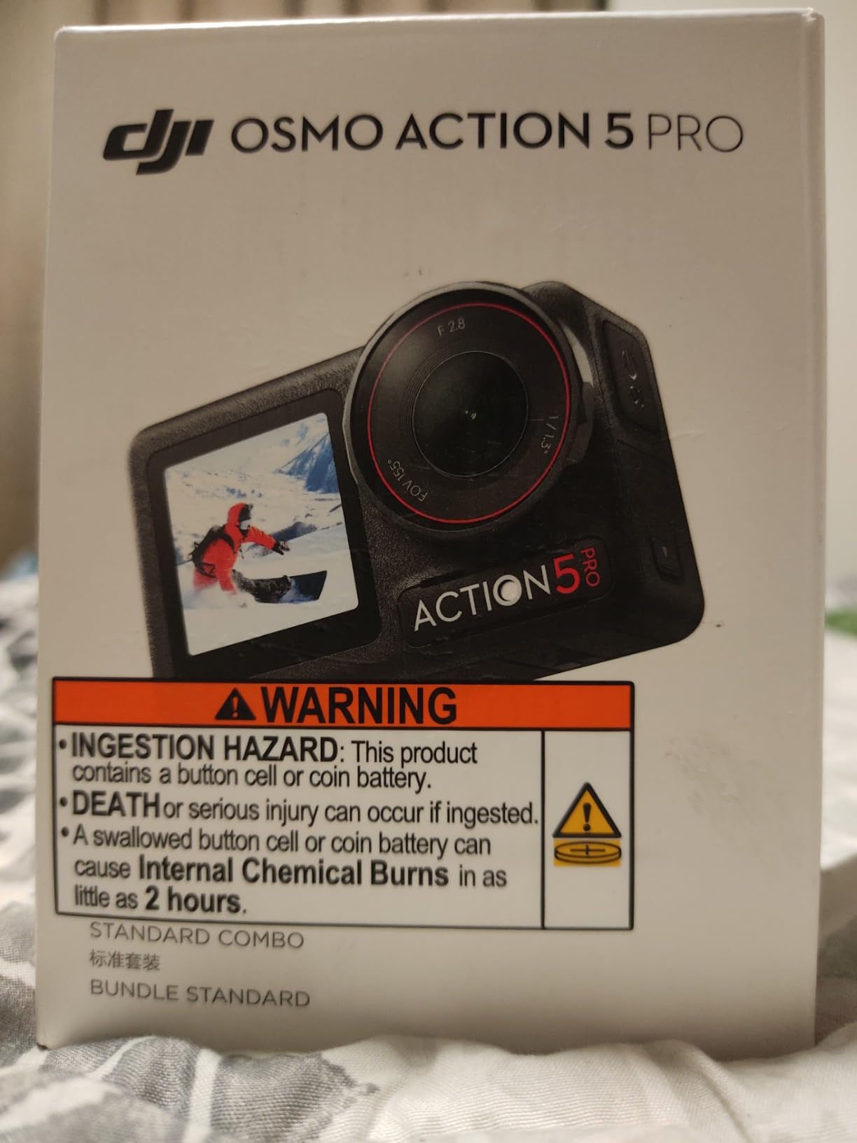 Osmo Action 5 Pro Standard Combo, Waterproof Action Camera | 1/1.3