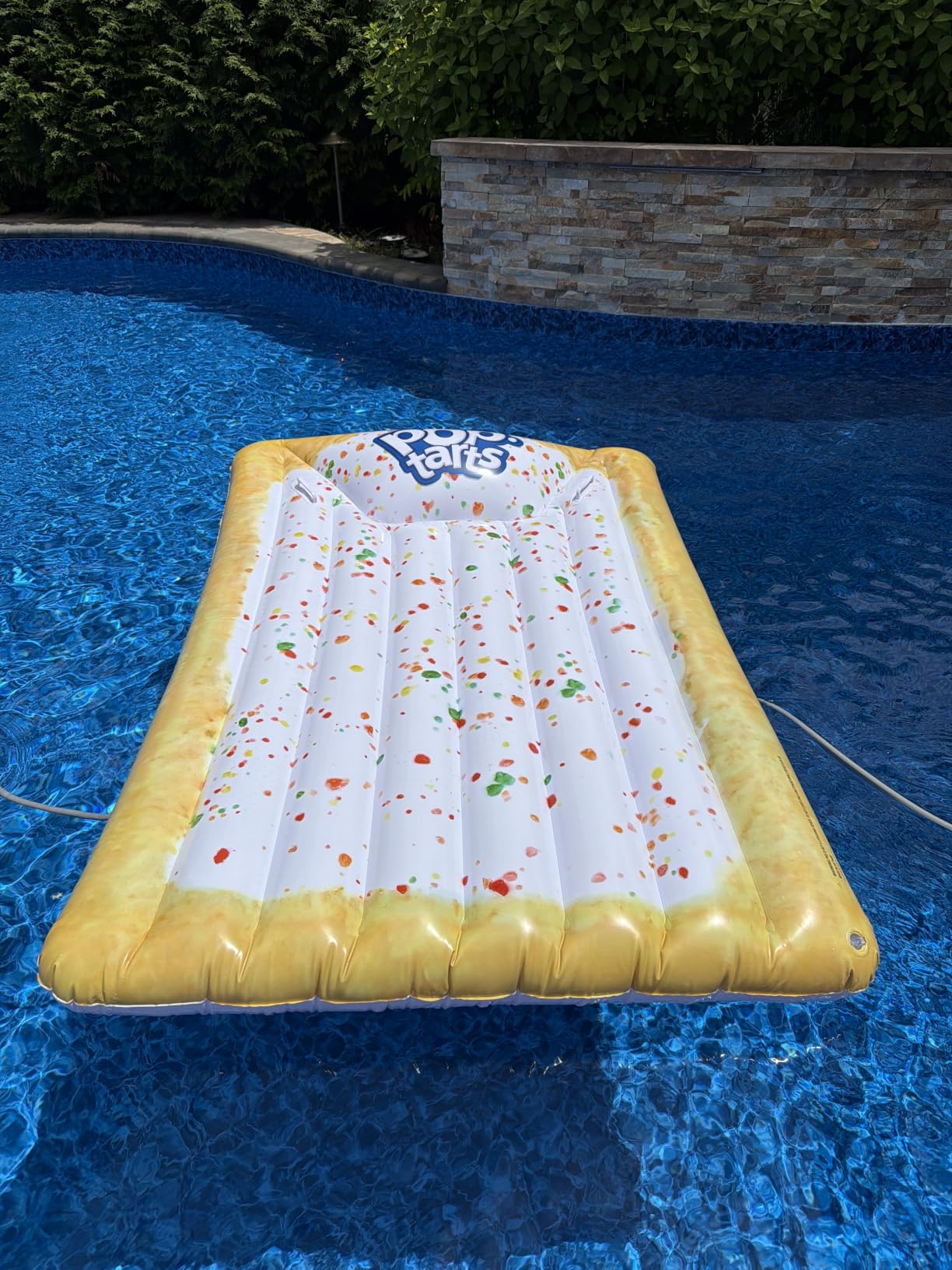 Pop-Tarts Pool Float, Extra Large Inflatable Snack Shaped Floatie, 5.5 Feet Tall customer photo 2
