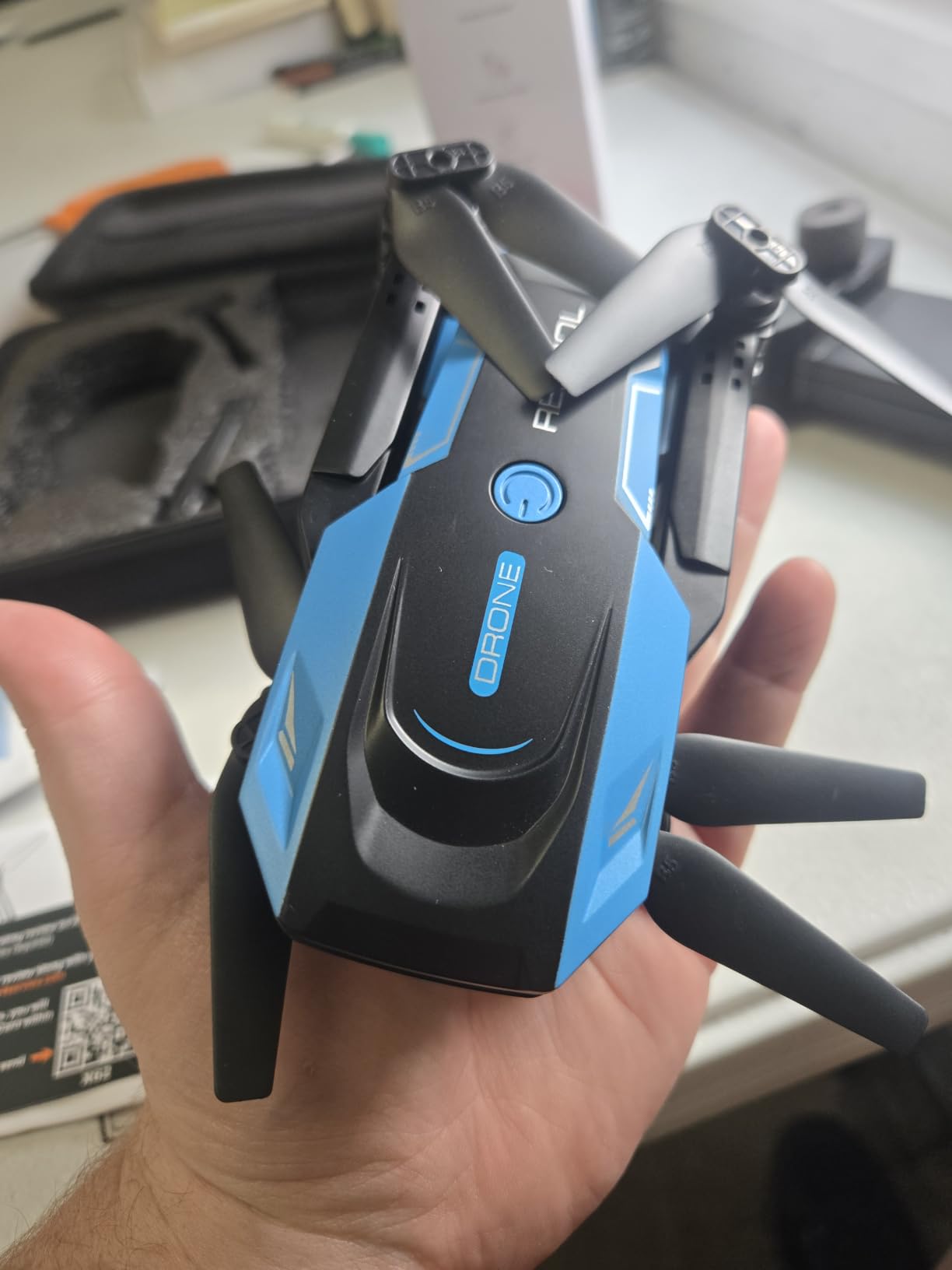 Drone with 1080P Camera - Foldable Remote Control Quadcopter with Gesture Control, 3D Flip, One Key Start, Emergency Stop, 2 Batteries customer photo 1