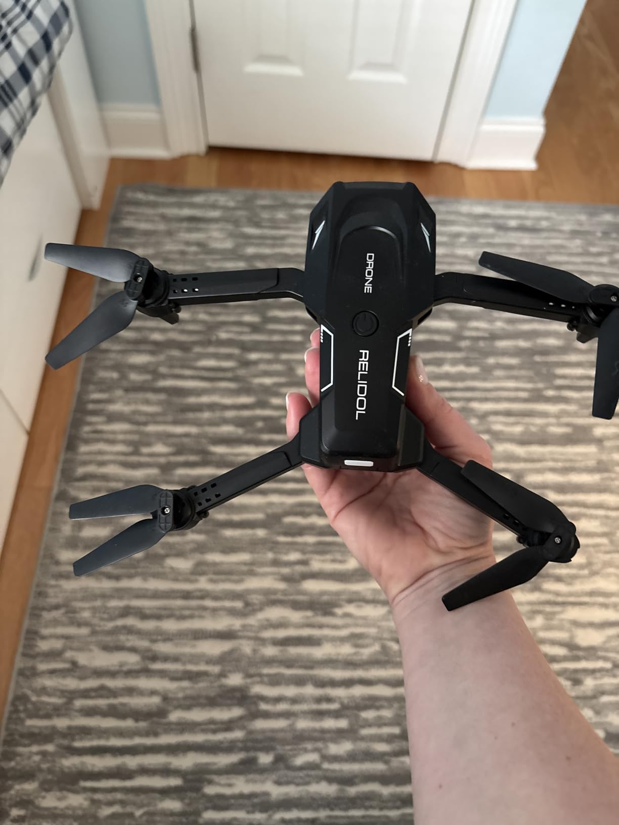 Drone with 1080P Camera - Foldable Remote Control Quadcopter with Gesture Control, 3D Flip, One Key Start, Emergency Stop, 2 Batteries customer photo 2