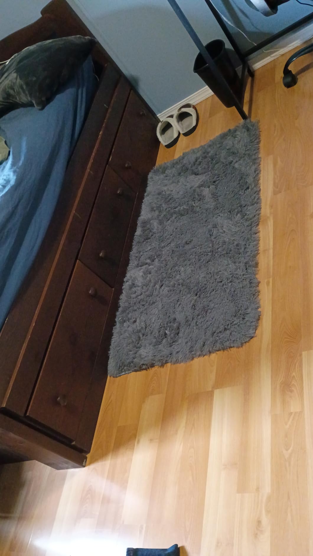 Beige 8x10 Area Rugs for Living Room, Fluffy Shag Rug Large Bedroom Carpet | Upgraded Non-Slip Rubber Backing, Ultra Soft Area Rugs for Bedroom, Office, Home Decor, Elevate Your Space Ambiance customer photo 2