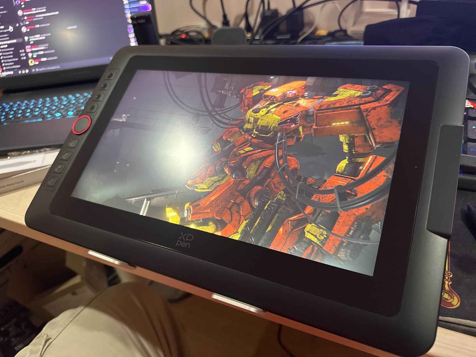 XPPen Artist 13.3 Pro V2 Drawing Tablet with Screen, 16K, Red Dial, 8 Keys | Full-Laminated AG Glass, 99% sRGB, X3 Pro Pen for Art, Animation, Mac, PC, Android, Includes Stand, Designed for Beginners customer photo 1