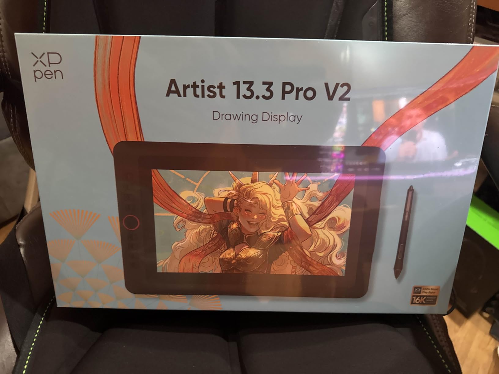 XPPen Artist 13.3 Pro V2 Drawing Tablet with Screen, 16K, Red Dial, 8 Keys | Full-Laminated AG Glass, 99% sRGB, X3 Pro Pen for Art, Animation, Mac, PC, Android, Includes Stand, Designed for Beginners customer photo 2