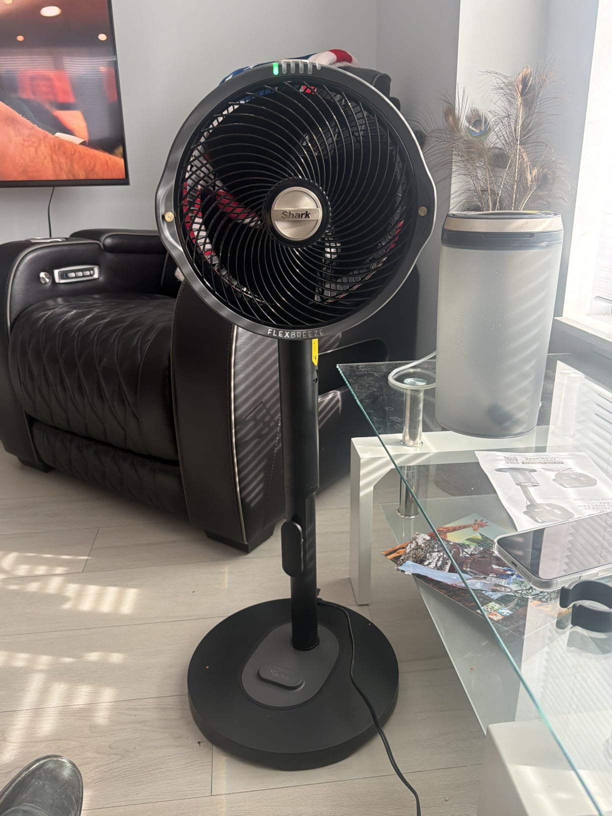 Shark FlexBreeze Pro Mist 2-in-1 Fan with Integrated Mist, Charcoal, FA302 customer photo 2